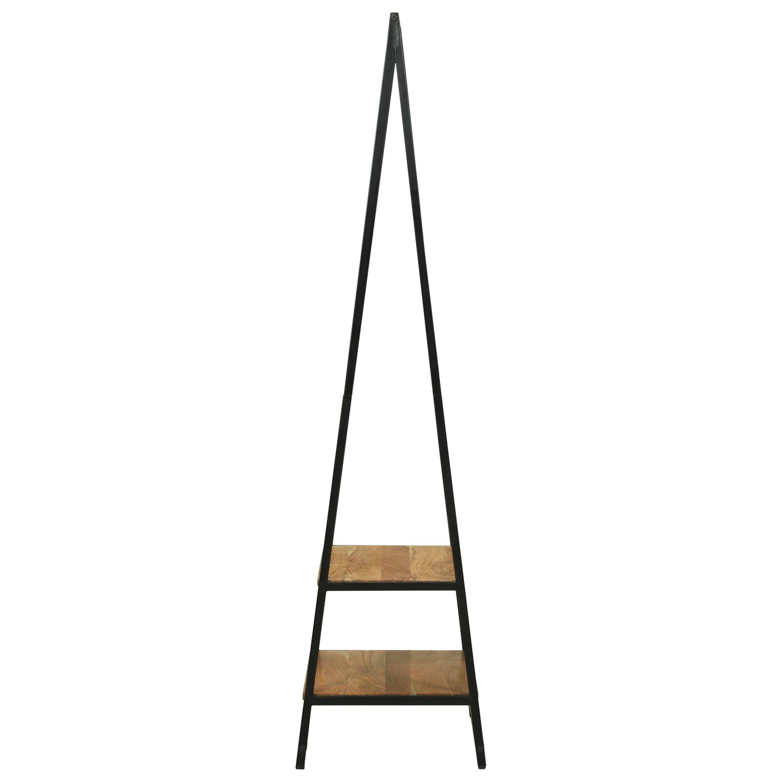 vidaXL Kleiderregal 60x45x180 cm aus solidem Akazienholz