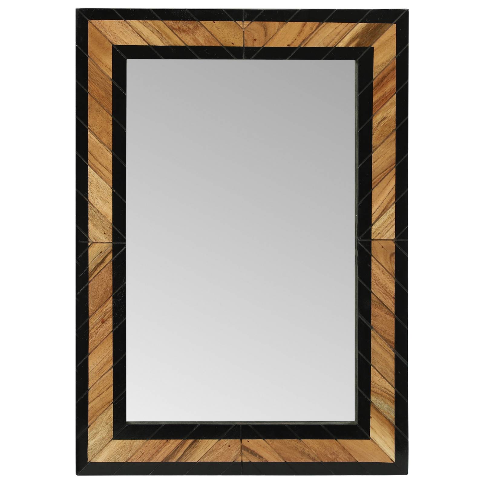 vidaXL Spiegel 70x2x70 cm Massivholz Akazie