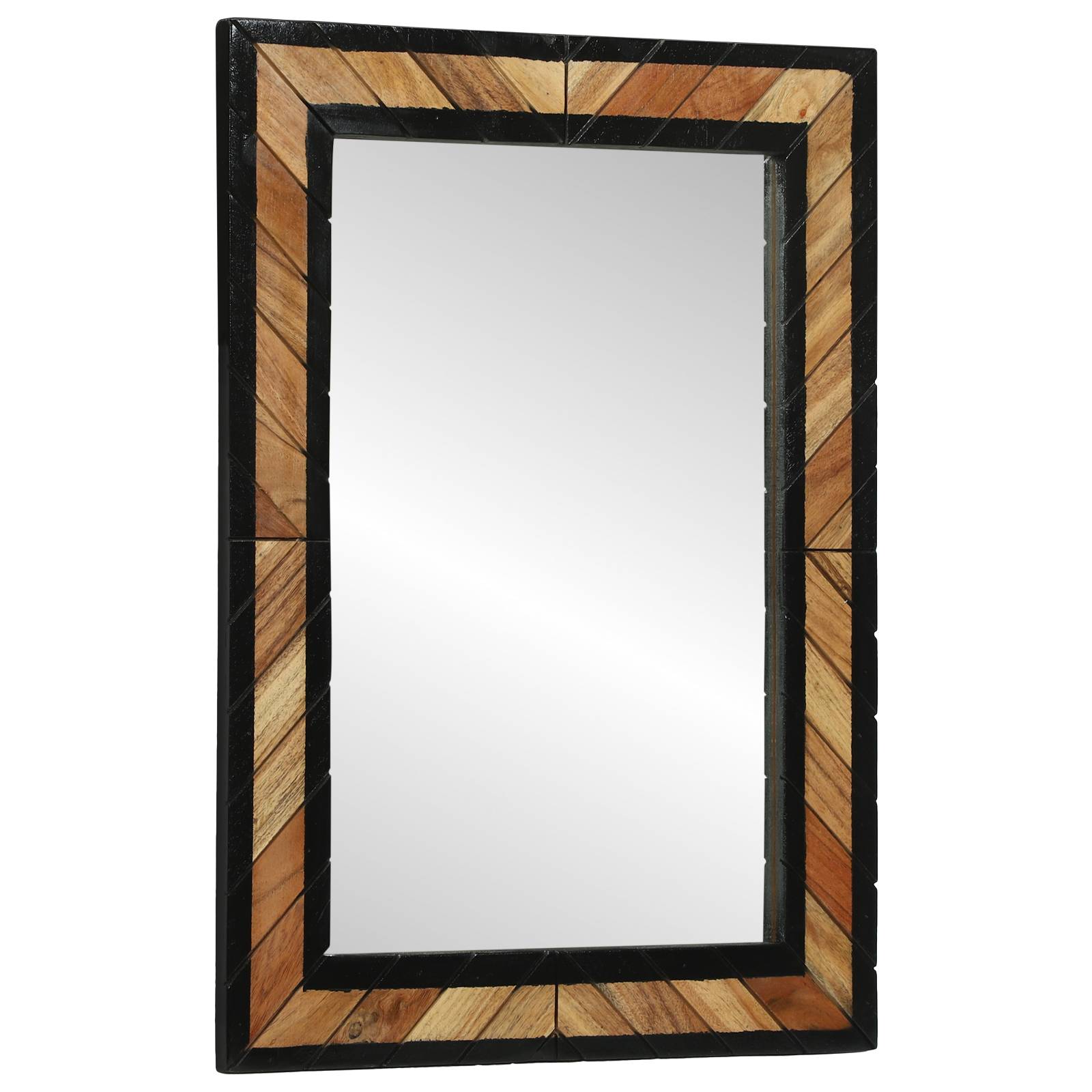 vidaXL Spiegel 70x2x70 cm Massivholz Akazie