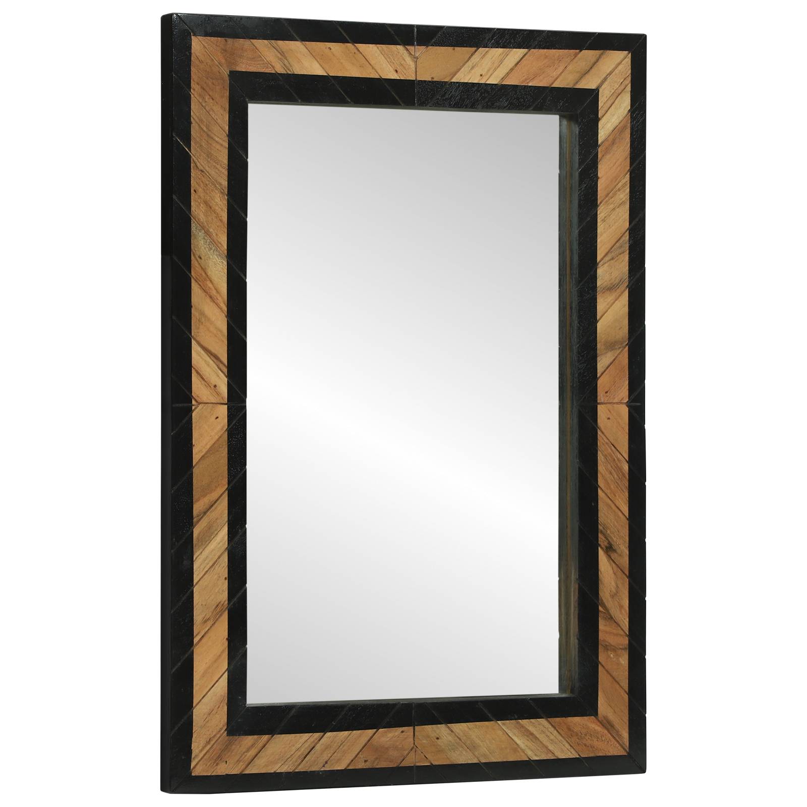vidaXL Spiegel 70x2x70 cm Massivholz Akazie