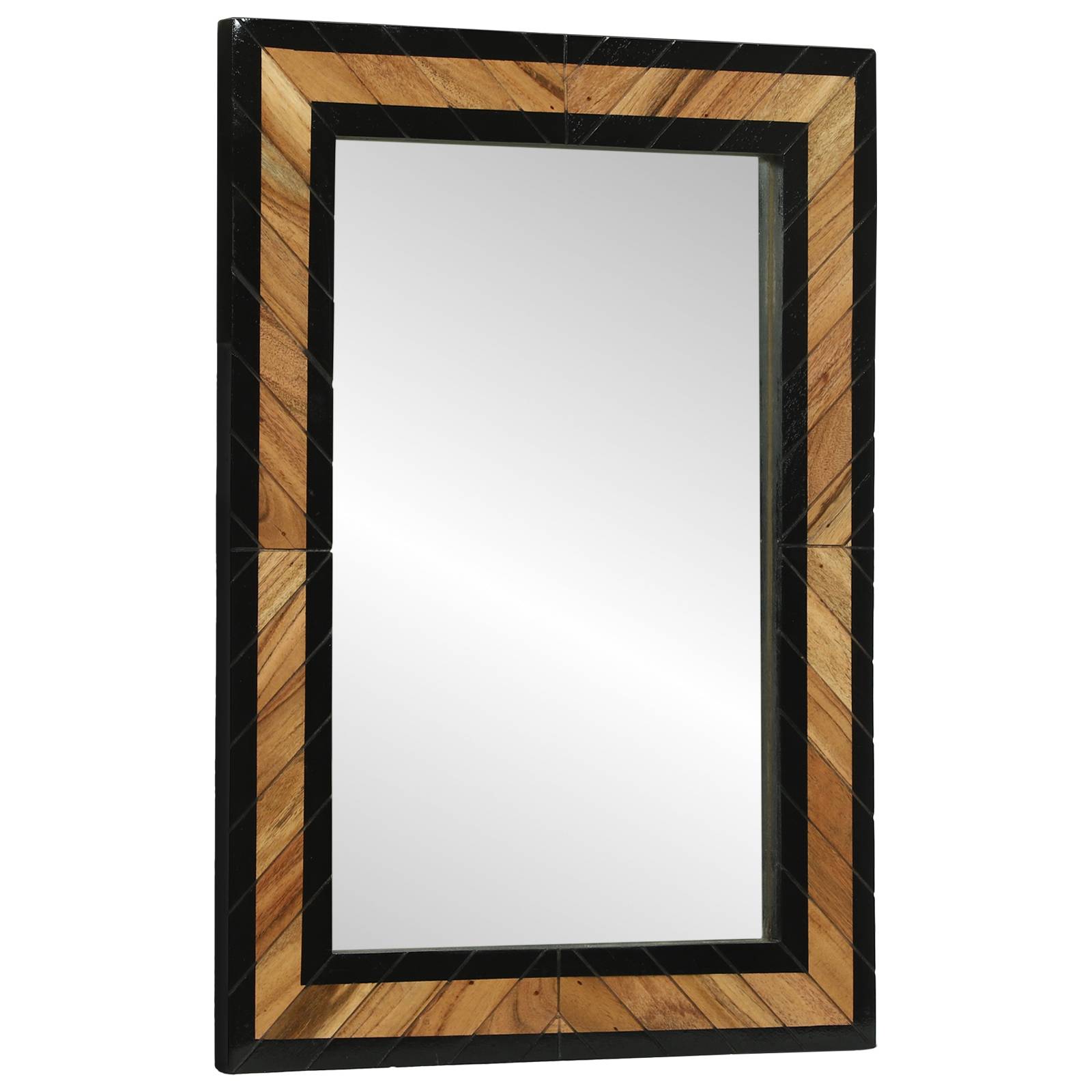 vidaXL Spiegel 70x2x70 cm Massivholz Akazie
