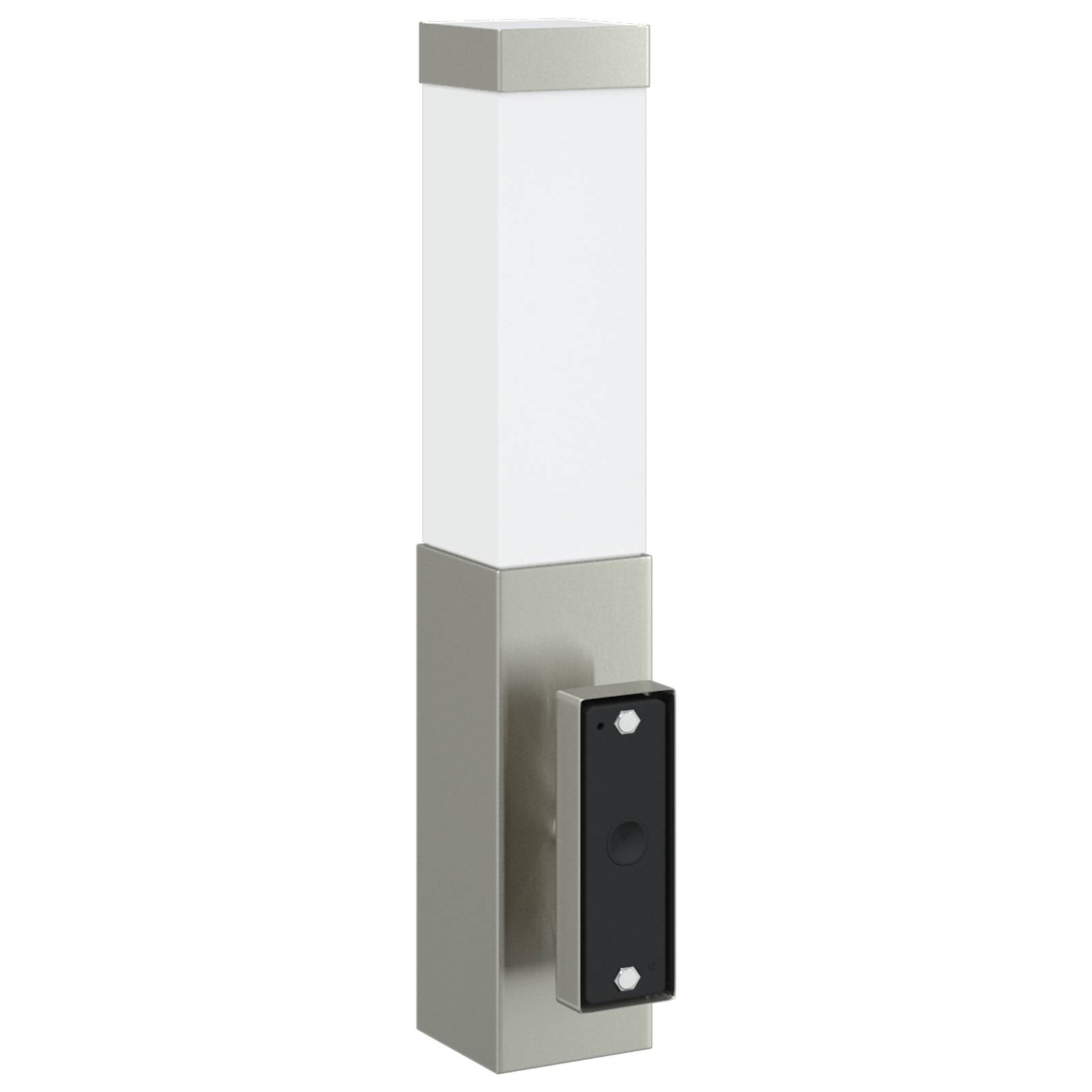 vidaXL Außenwandleuchte mit Sensor Silber Edelstahl IP44
