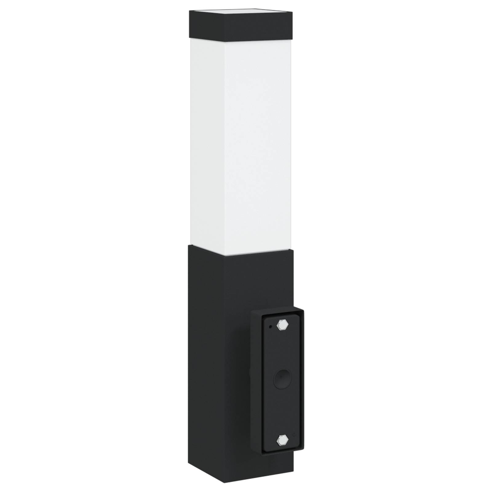 vidaXL Außenwandlampe mit Sensor Schwarz Edelstahl IP44