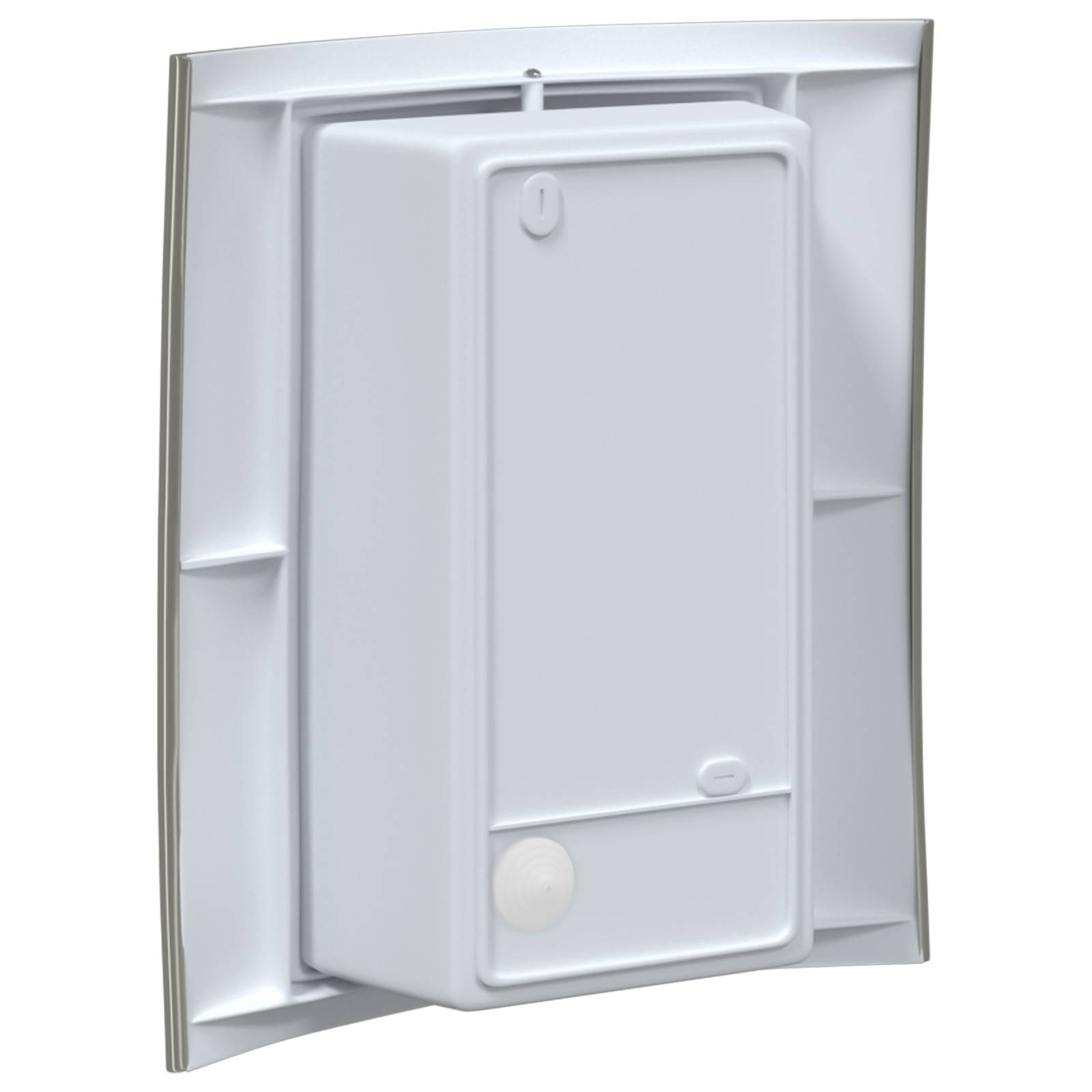 vidaXL Außenwandleuchte 2 Stück Silber Edelstahl IP44