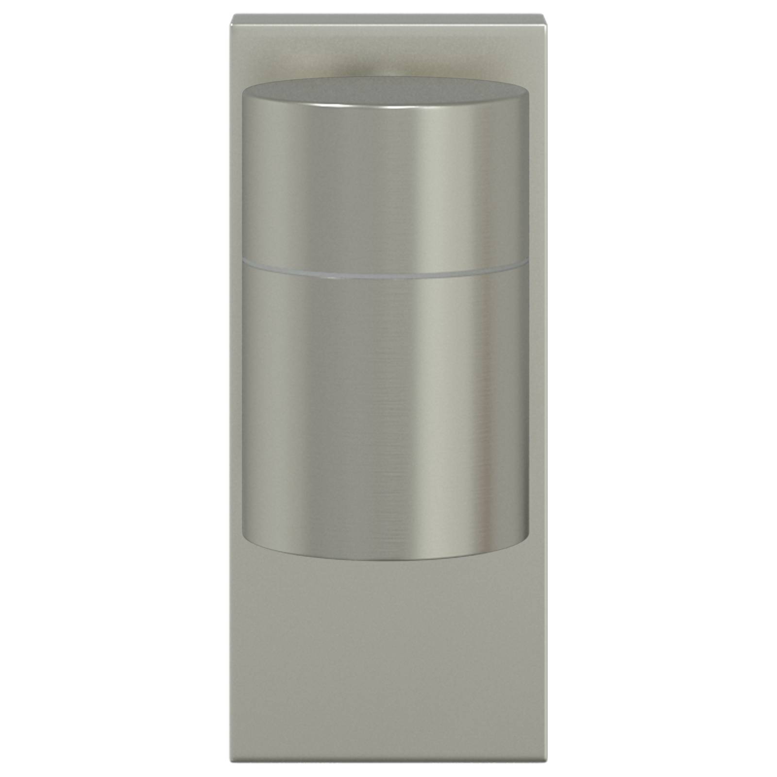 vidaXL Außenwandleuchten 2 Stück Silber Edelstahl IP44
