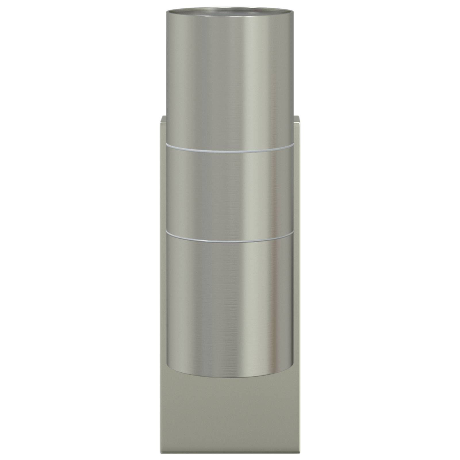 vidaXL Außenwandleuchte Silber Edelstahl IP44