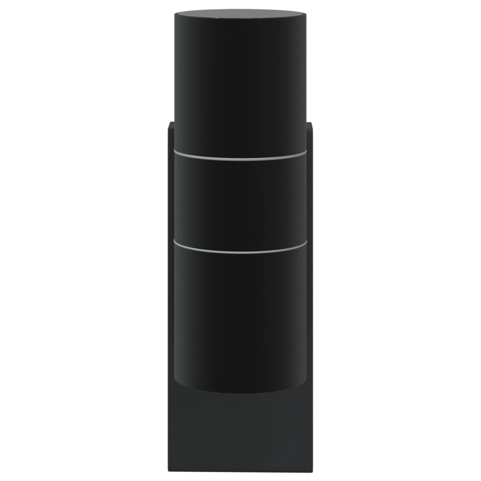vidaXL Außenwandleuchten 2er Set Schwarz Edelstahl IP44