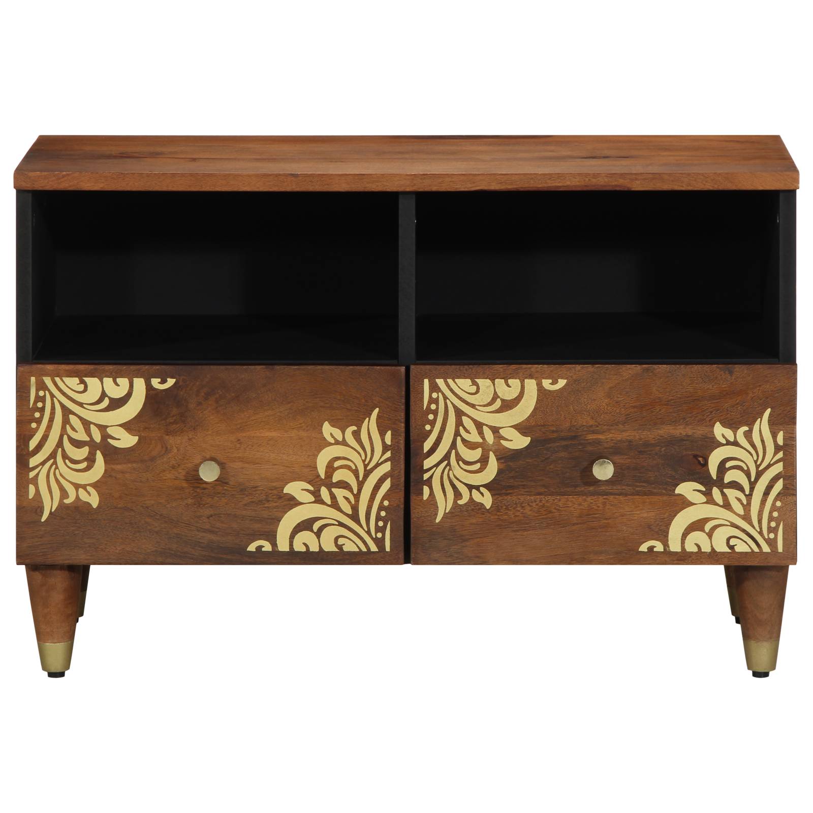 vidaXL TV-Schrank 70x33x46 cm Massivholz Mango
