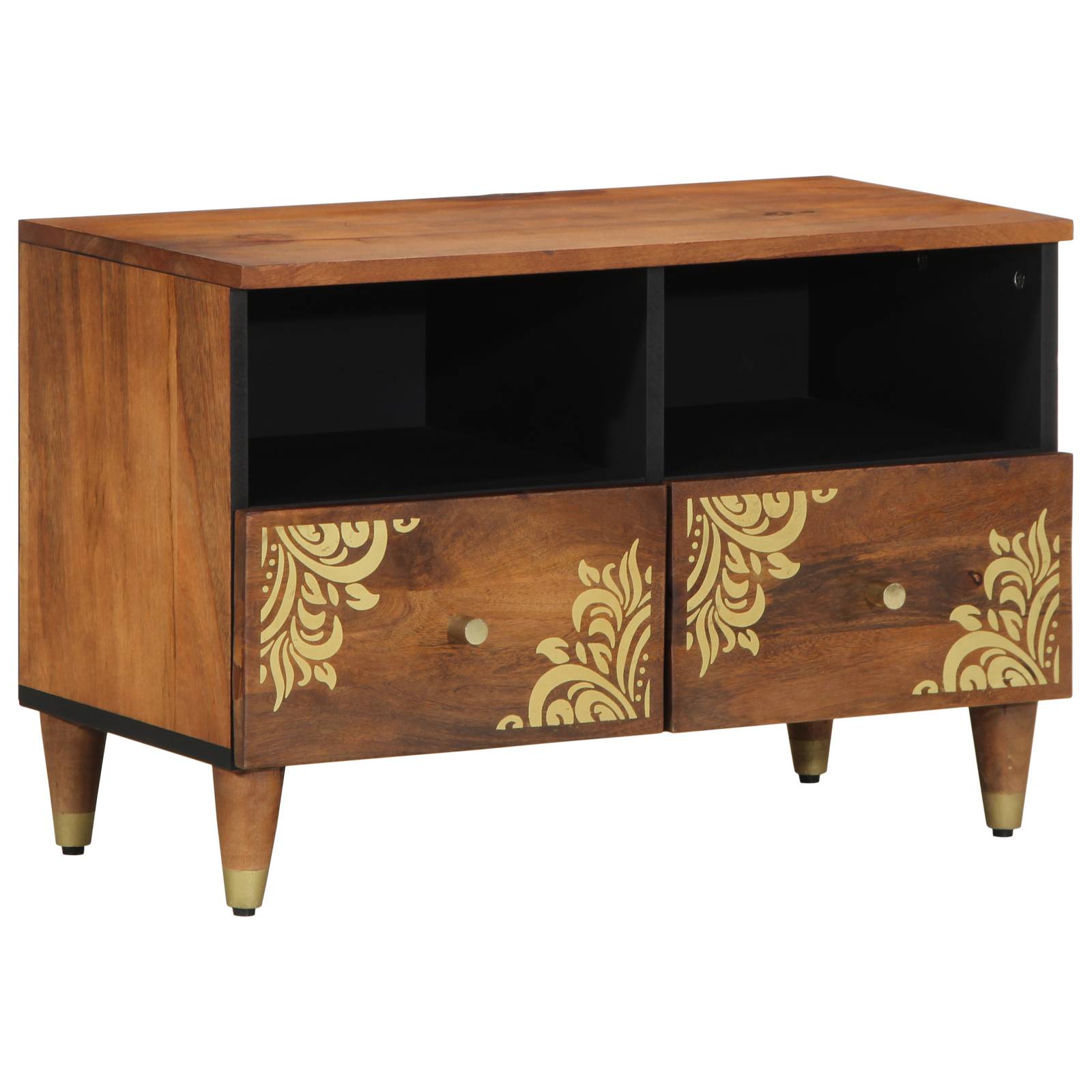 vidaXL TV-Schrank 70x33x46 cm Massivholz Mango