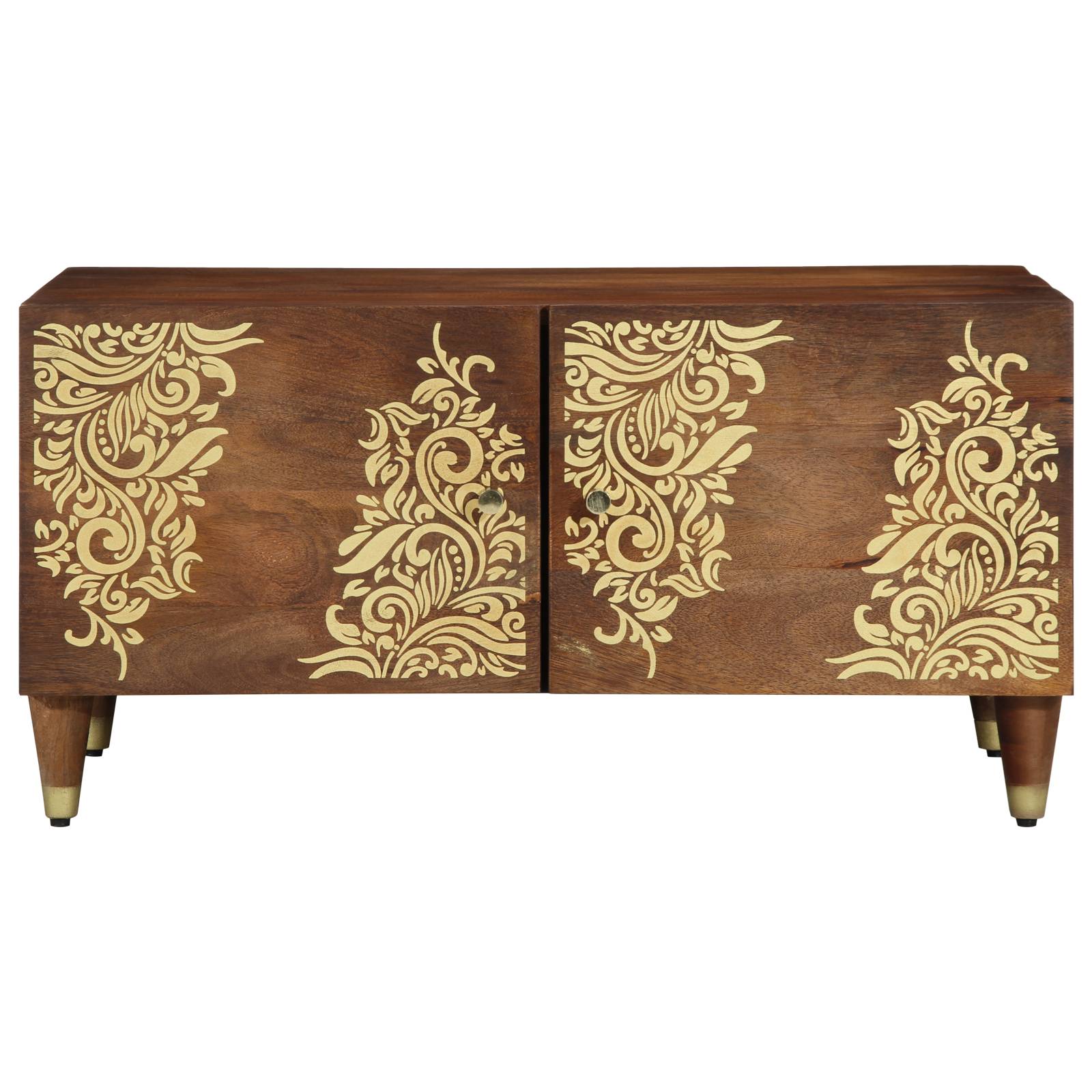 vidaXL Couchtisch 80x50x40 cm Massivholz Mango