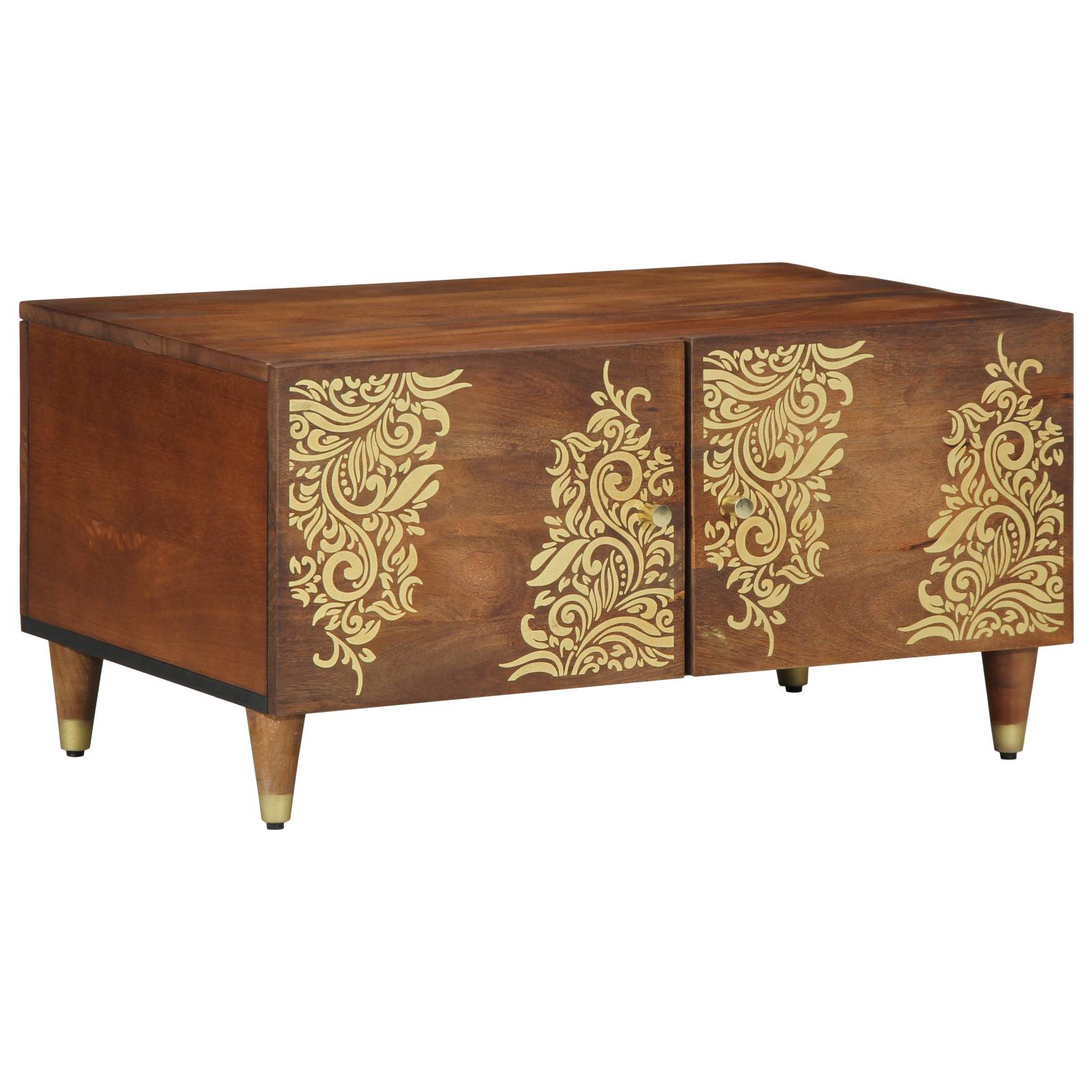 vidaXL Couchtisch 80x50x40 cm Massivholz Mango