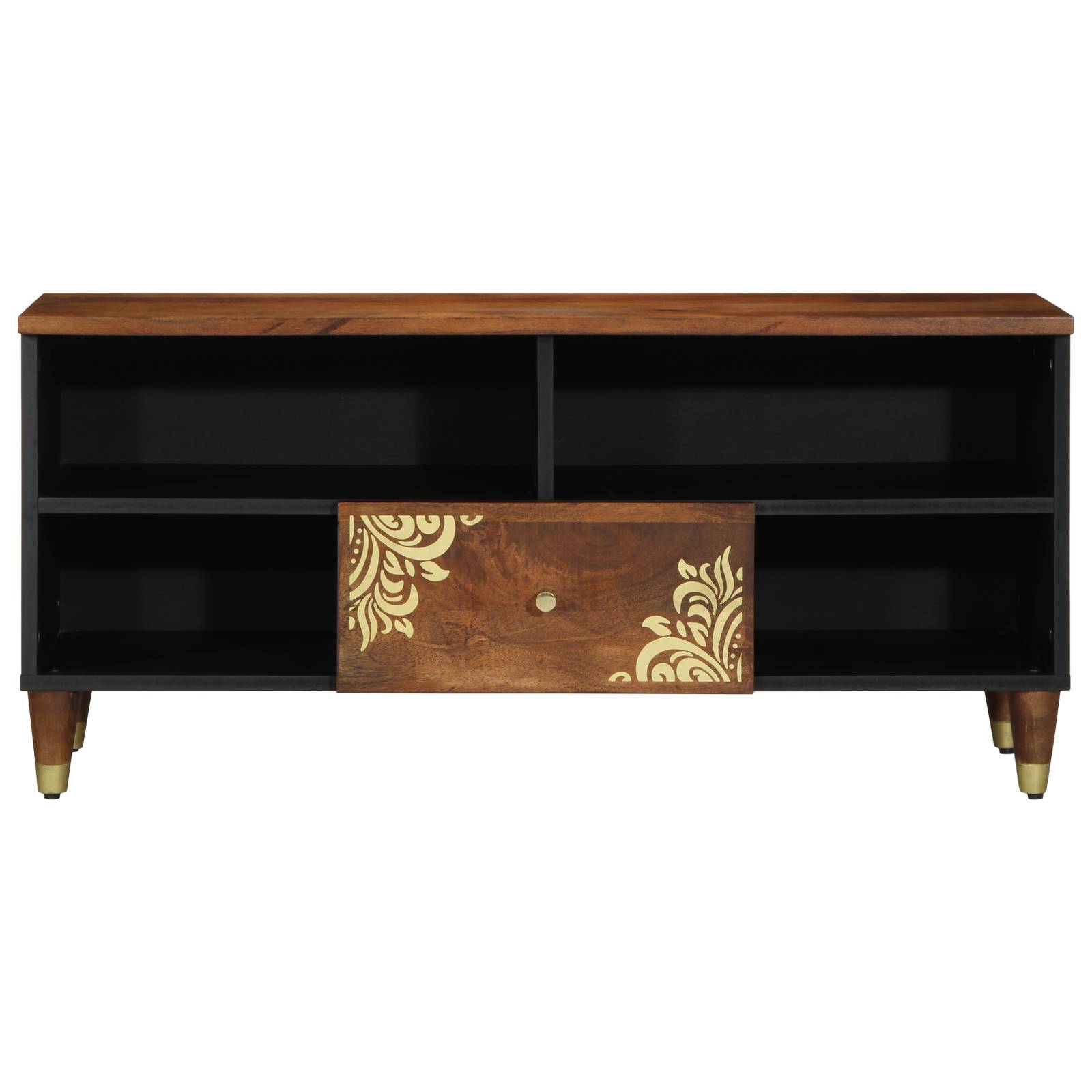 vidaXL TV-Schrank 100x33x46 cm aus massivem Mangoholz