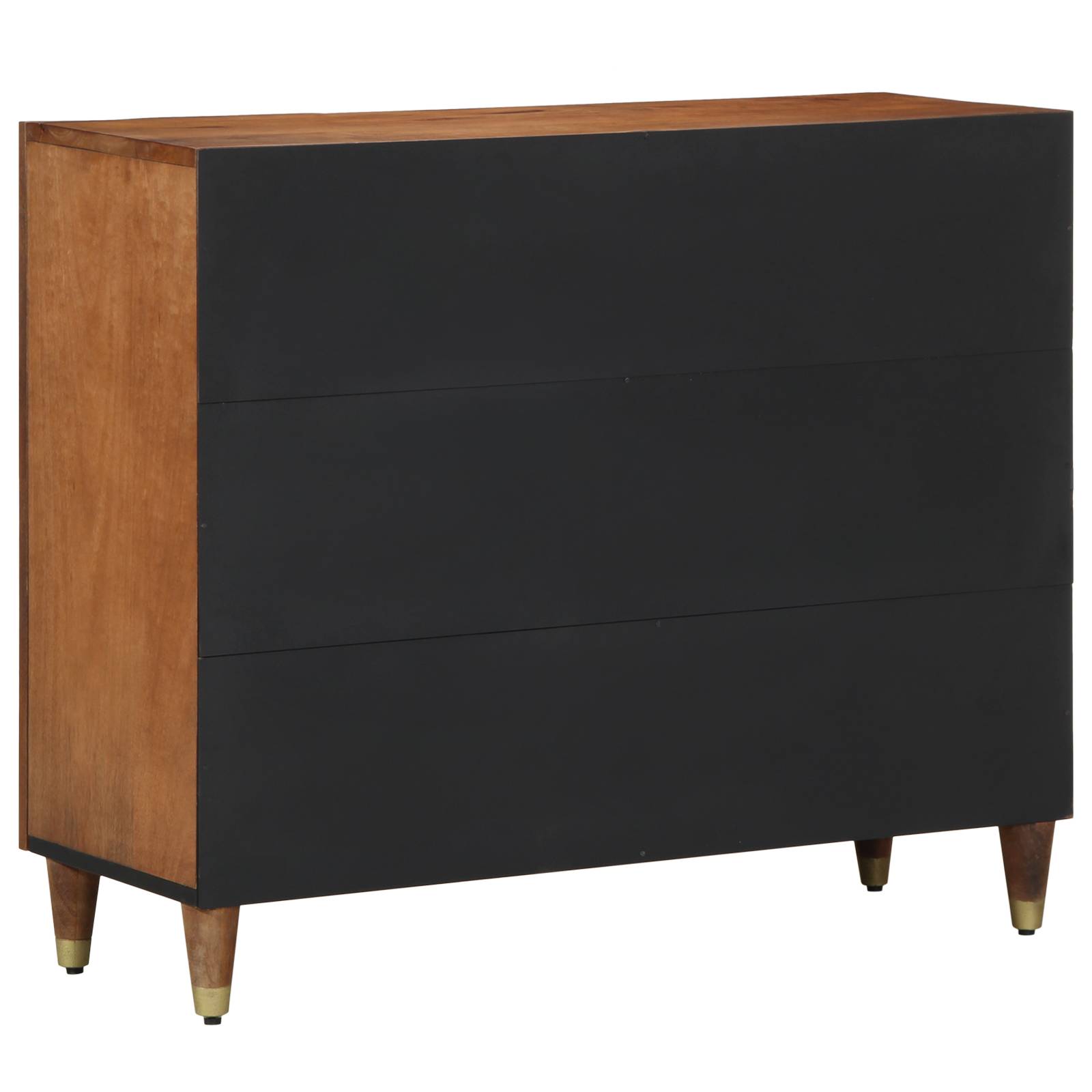 vidaXL Sideboard 90x33x75 cm Massivholz Mango