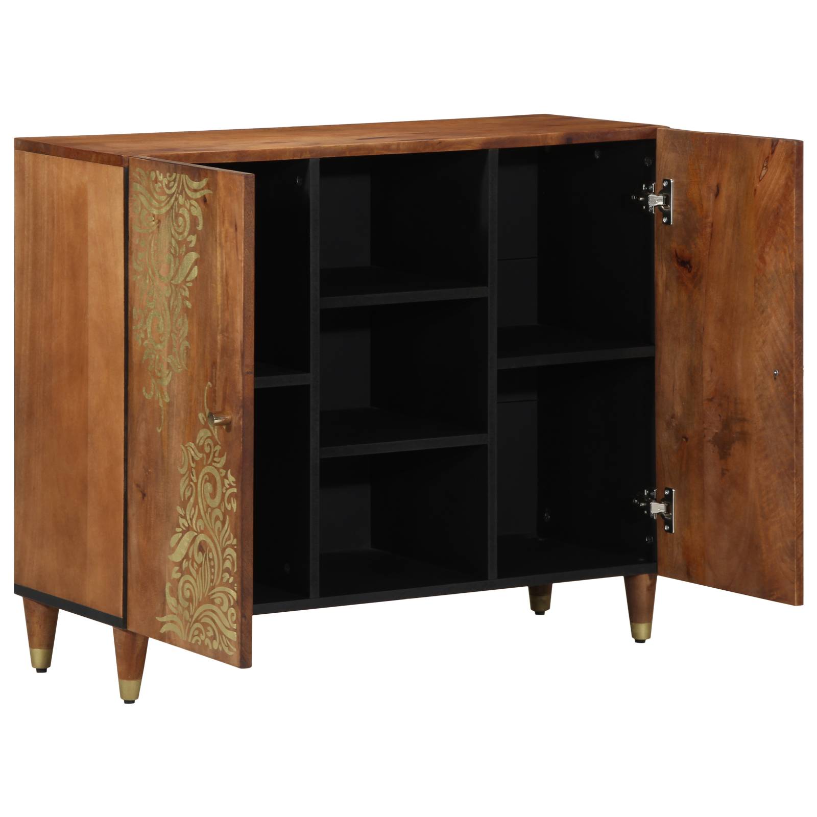 vidaXL Sideboard 90x33x75 cm Massivholz Mango