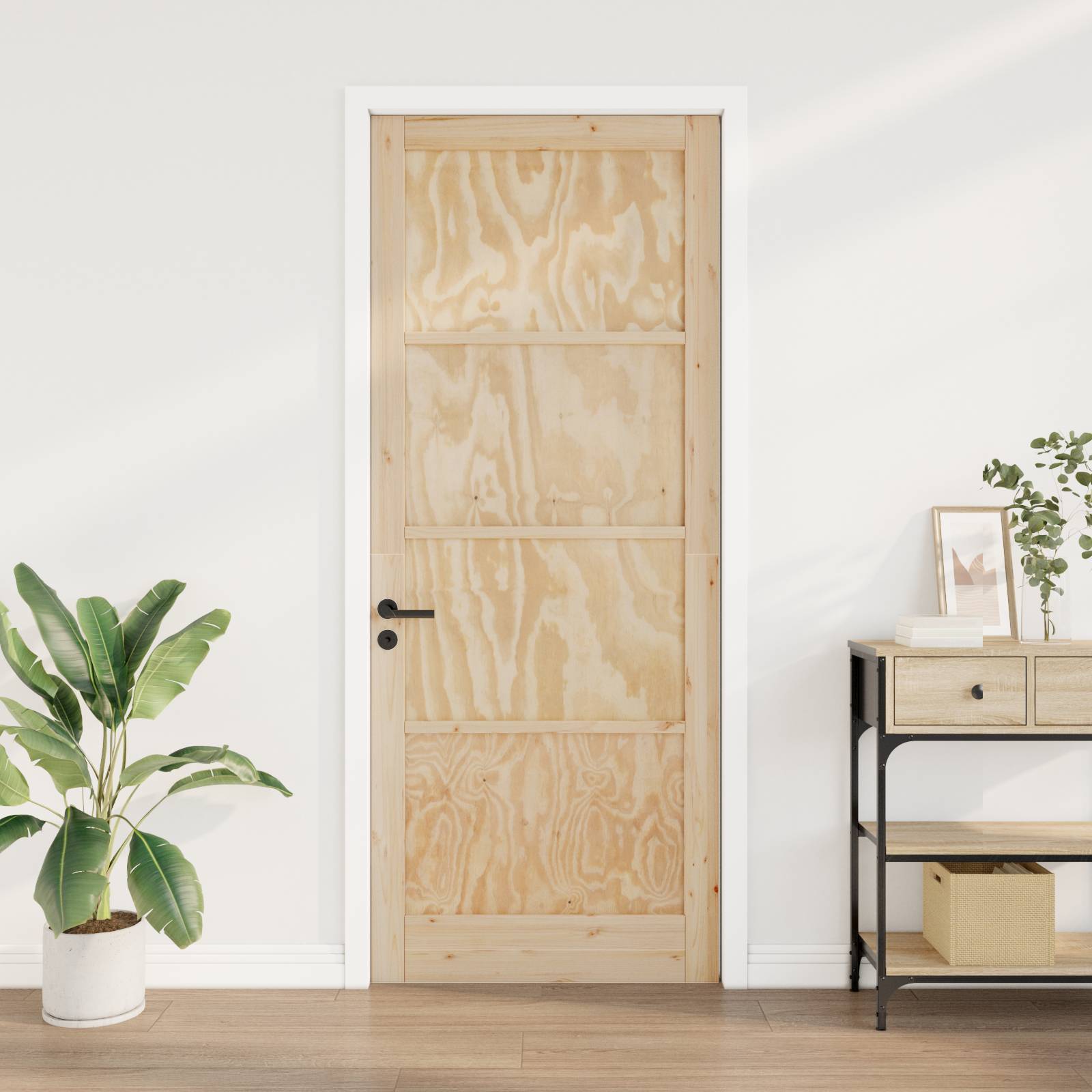 vidaXL Innentür "ORKDAL" 83x232x4 cm aus massivem Kiefernholz