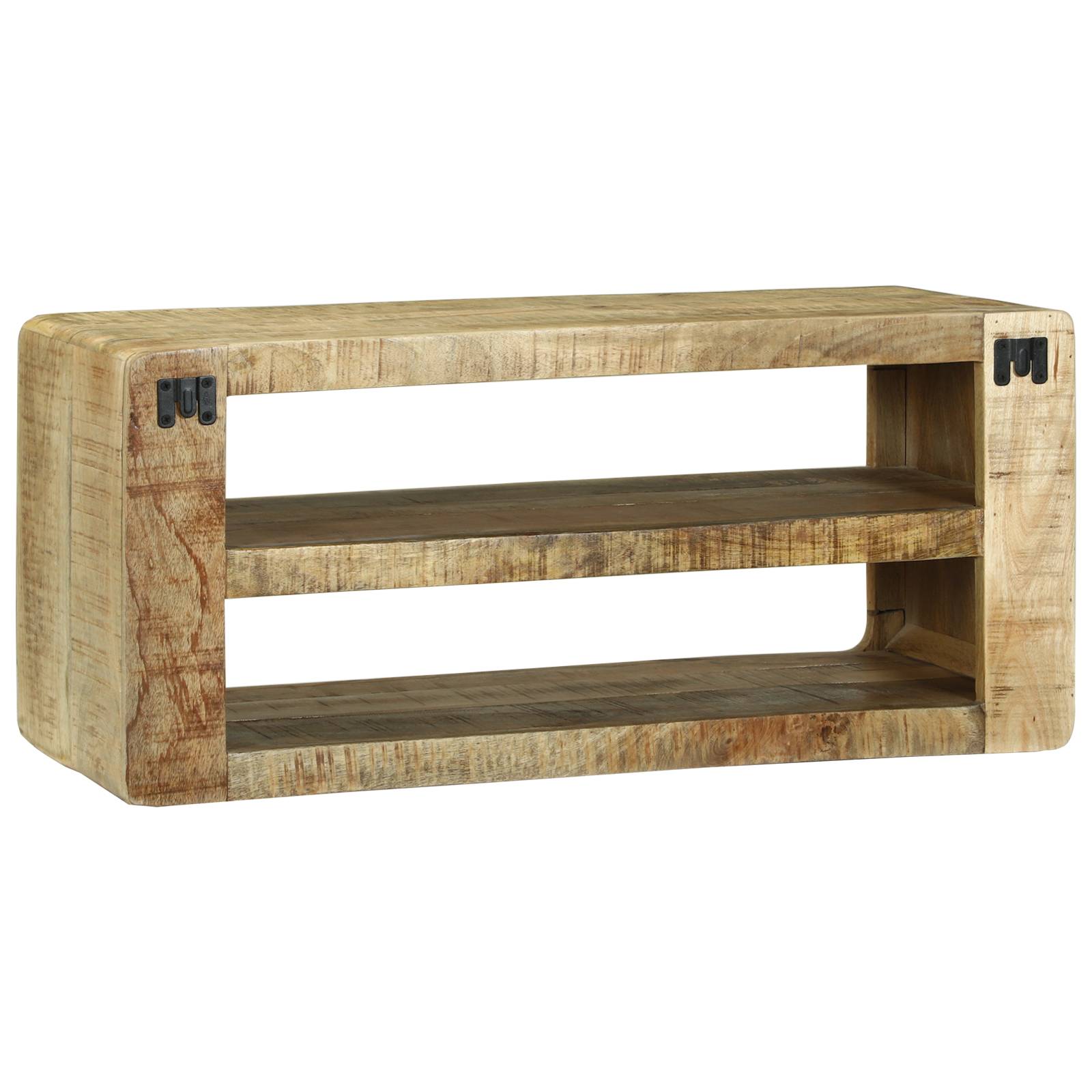 vidaXL TV-Schrank 80x32x36 cm Massivholz Mango