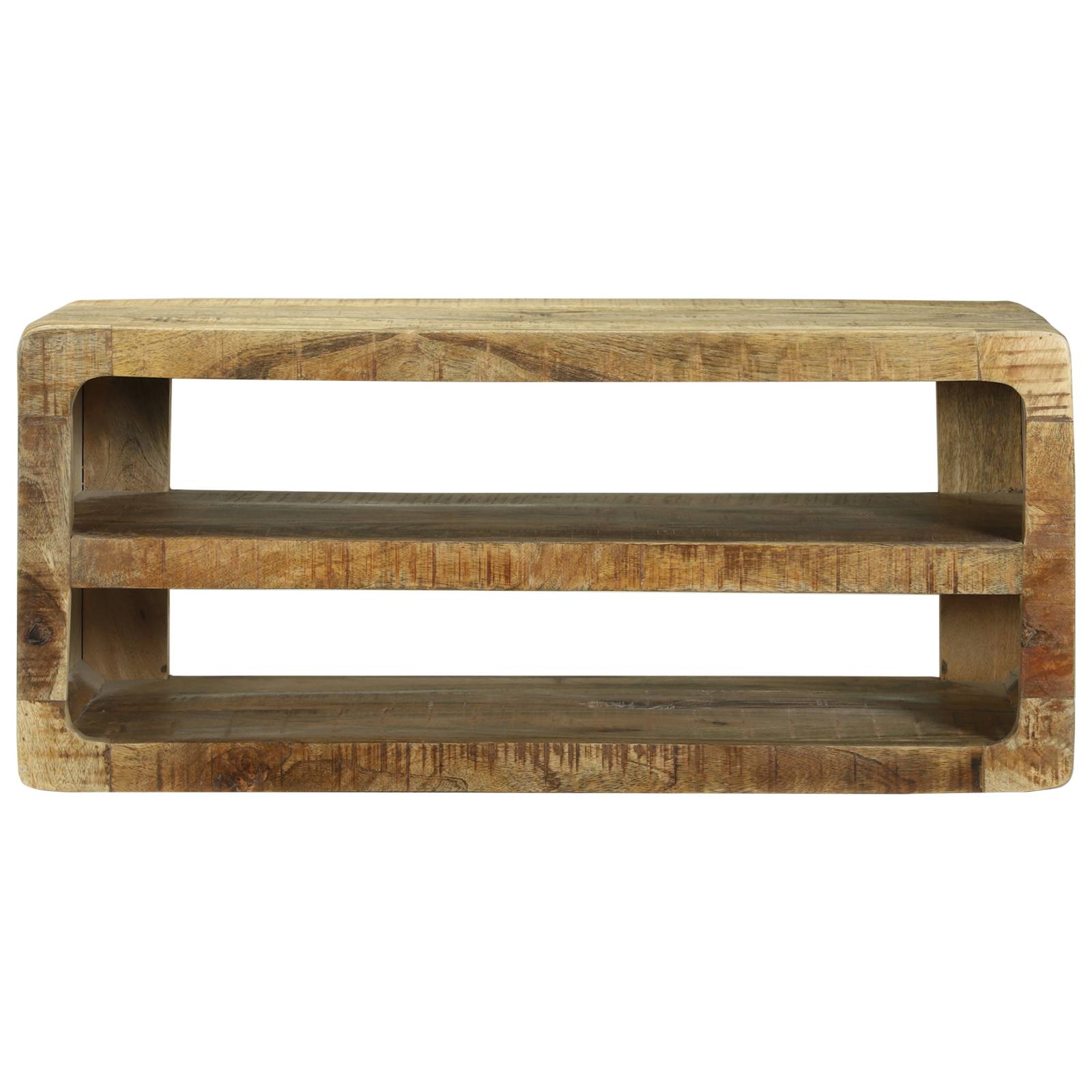 vidaXL TV-Schrank 80x32x36 cm Massivholz Mango