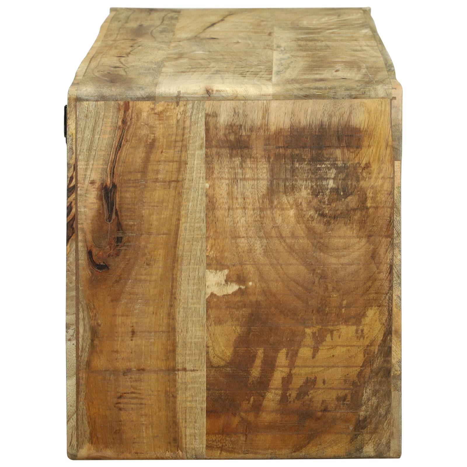 vidaXL TV-Schrank 100x32x36 cm Mango Massivholz
