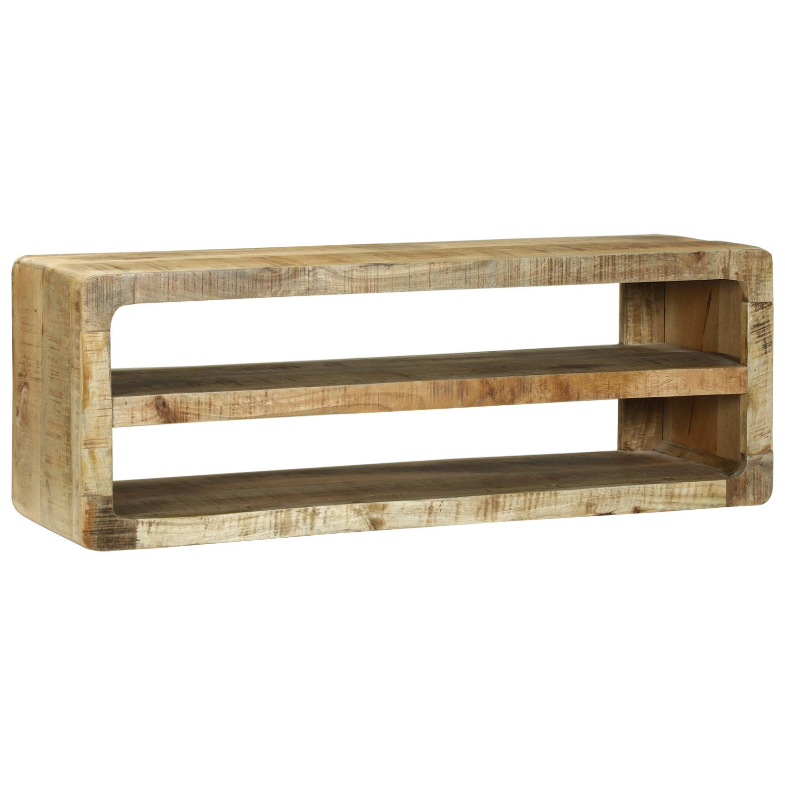 vidaXL TV-Schrank 100x32x36 cm Mango Massivholz