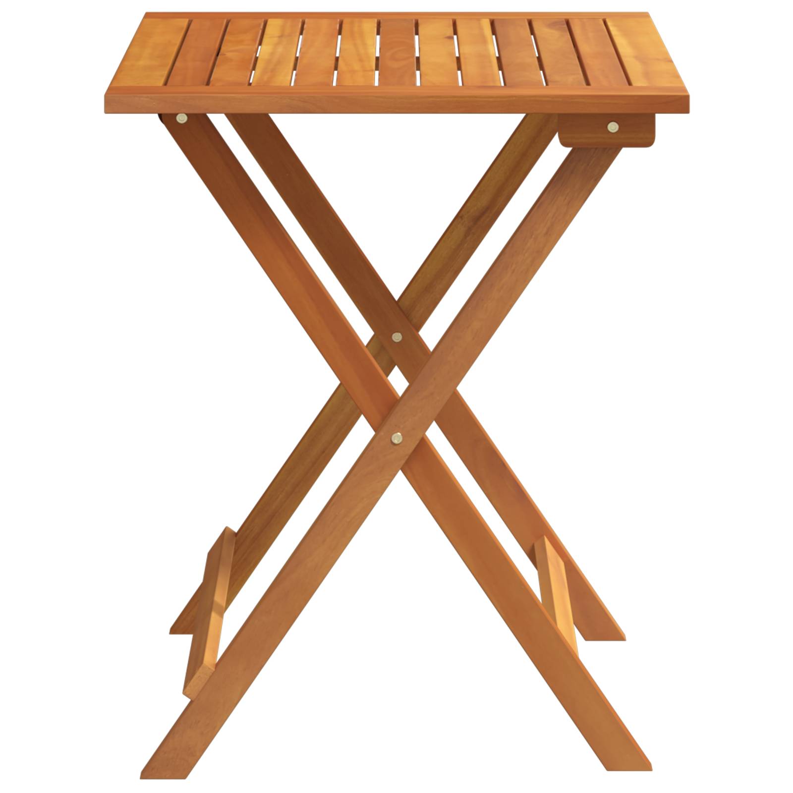 vidaXL Gartentisch Klappbar Quadratisch 60x60x72 cm Massivholz Akazie