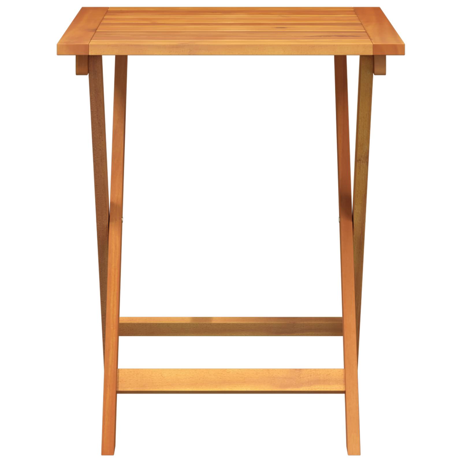 vidaXL Gartentisch Klappbar Quadratisch 60x60x72 cm Massivholz Akazie