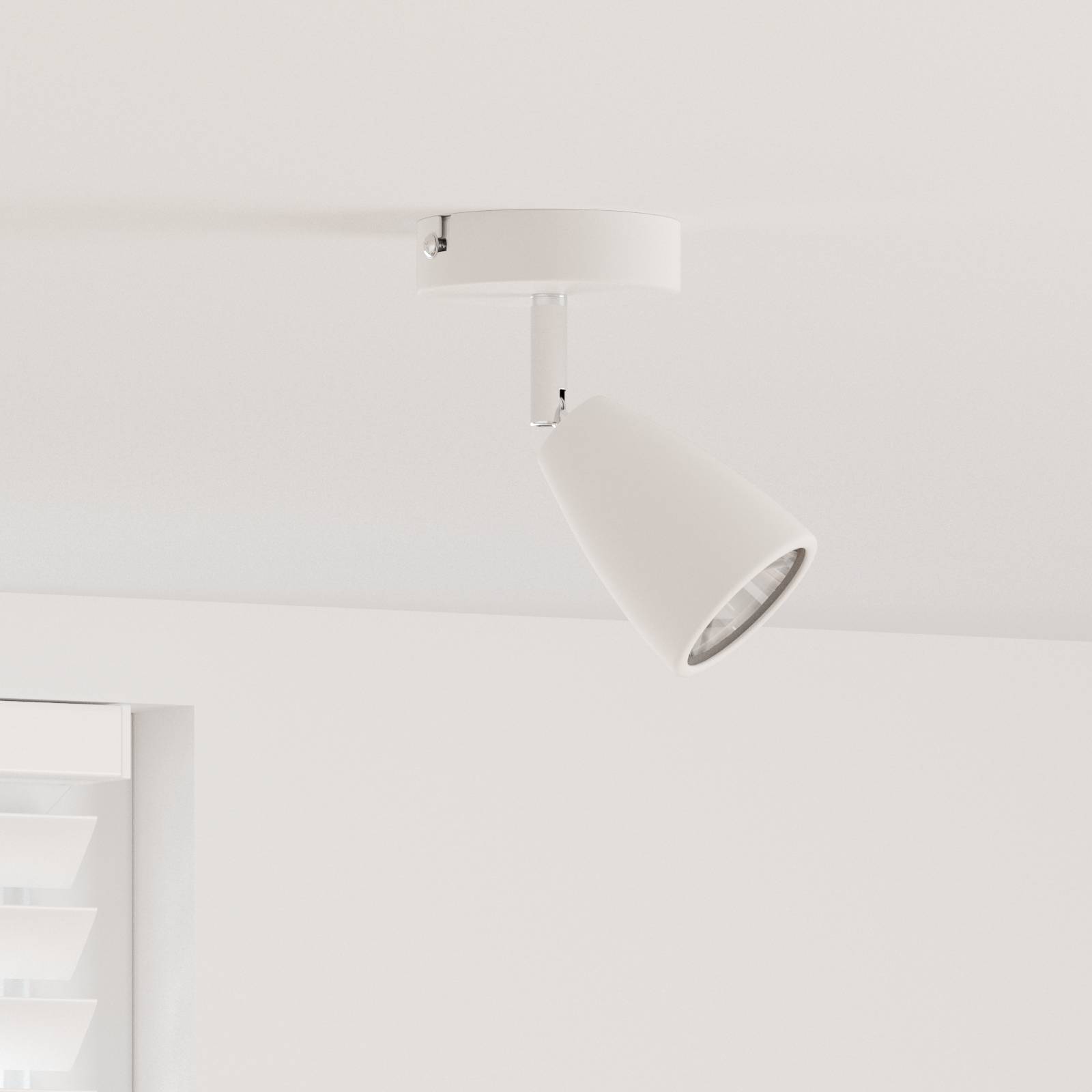 vidaXL Decken-Spotlicht 1 Weg einstellbar Weiß GU10