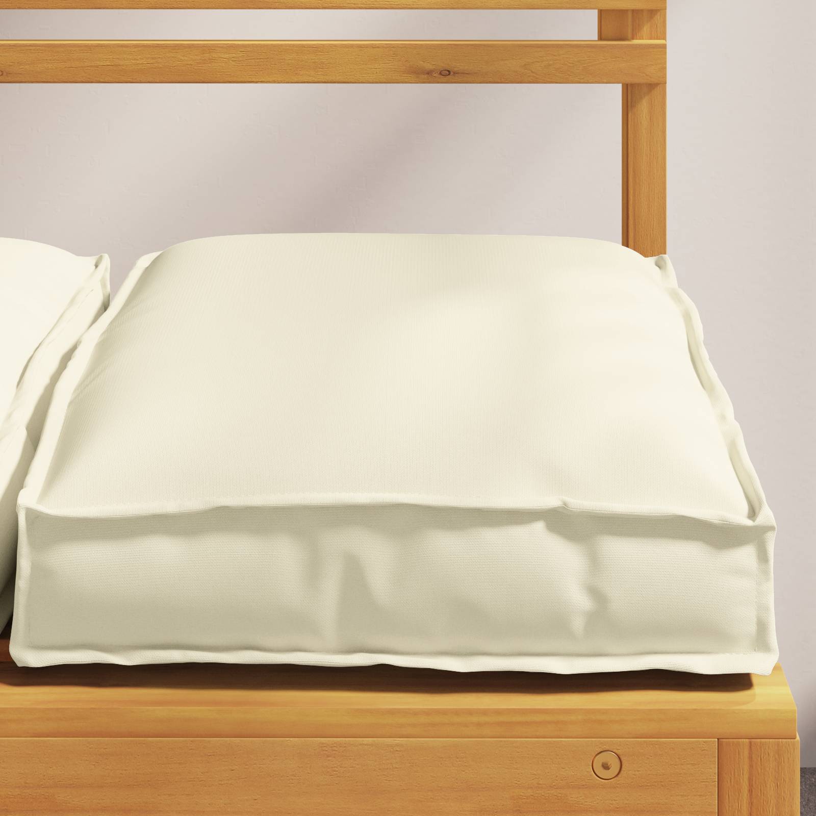 vidaXL Paletten-Sitzkissen 4 Stk. Creme 40x40x8 cm Oxford-Gewebe