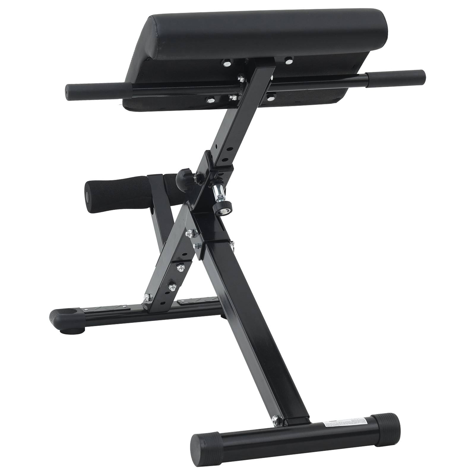 vidaXL Hyperextensionsbank 120 kg faltbar und verstellbar aus Stahl