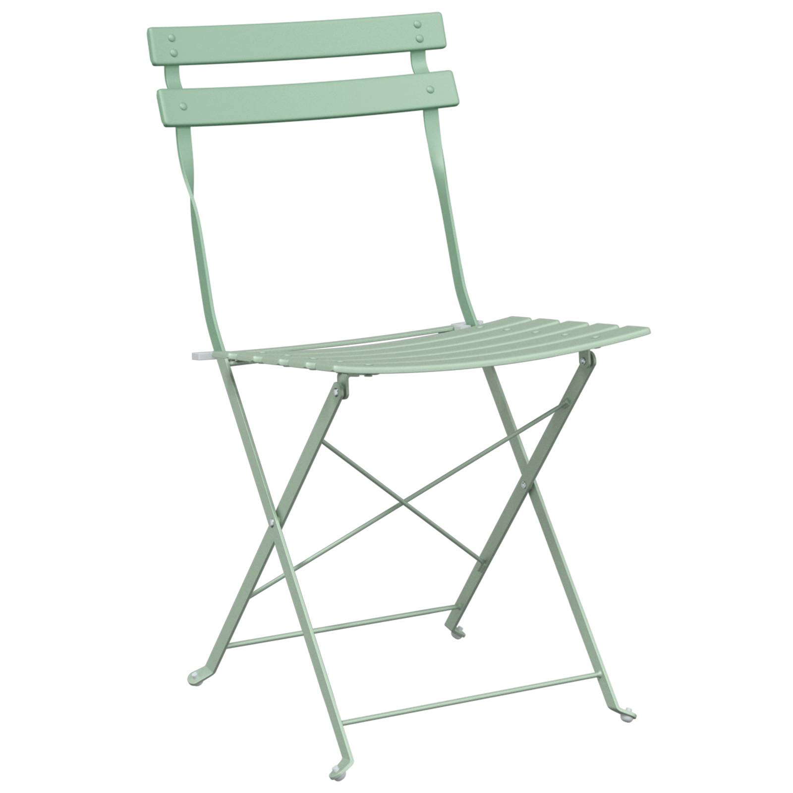 vidaXL 3-tlg. Bistro-Set Klappbar Minzgrün Stahl