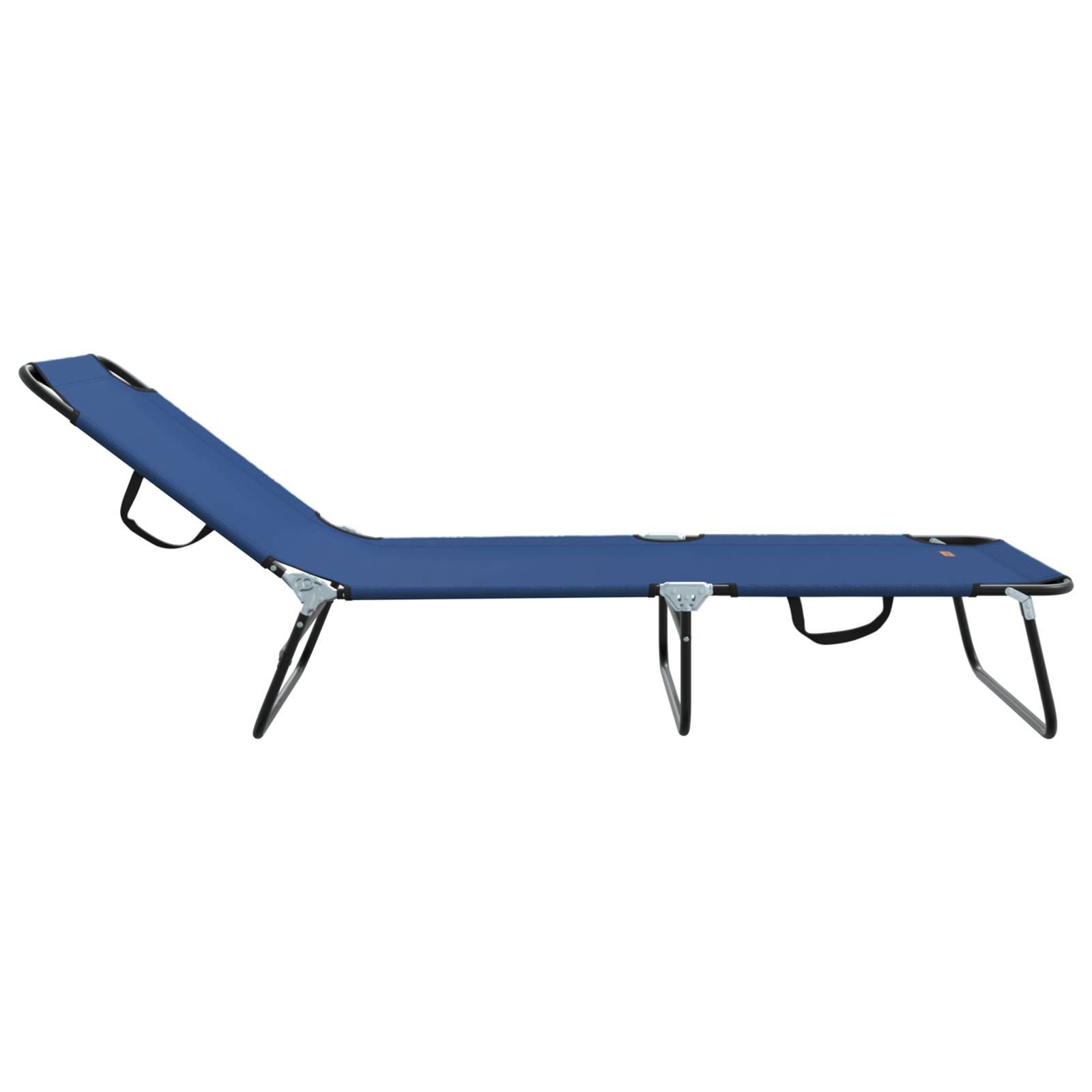 vidaXL Klappliege Tragbar Blau 600D Oxford-Gewebe