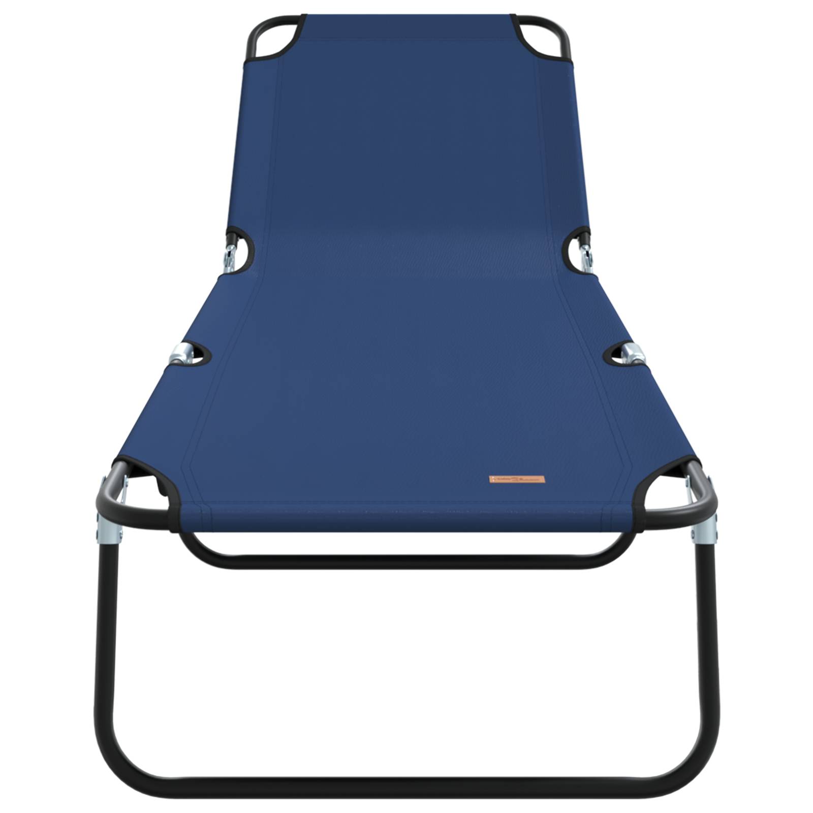 vidaXL Klappliege Tragbar Blau 600D Oxford-Gewebe