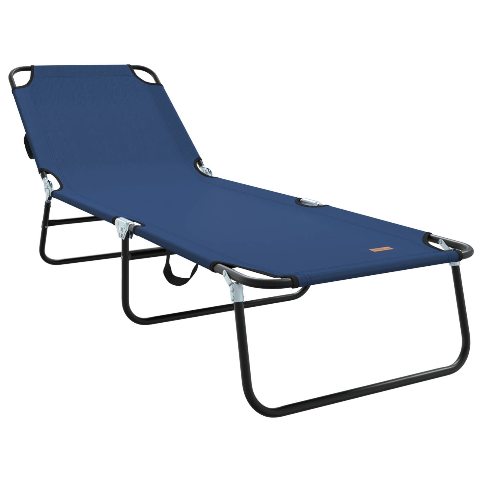 vidaXL Klappliege Tragbar Blau 600D Oxford-Gewebe