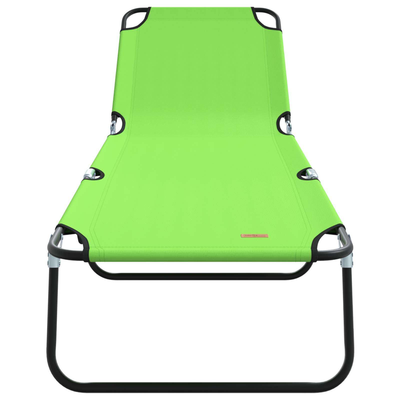 vidaXL Klappliegen 2 Stk. Tragbar Grün 600D Oxford-Gewebe