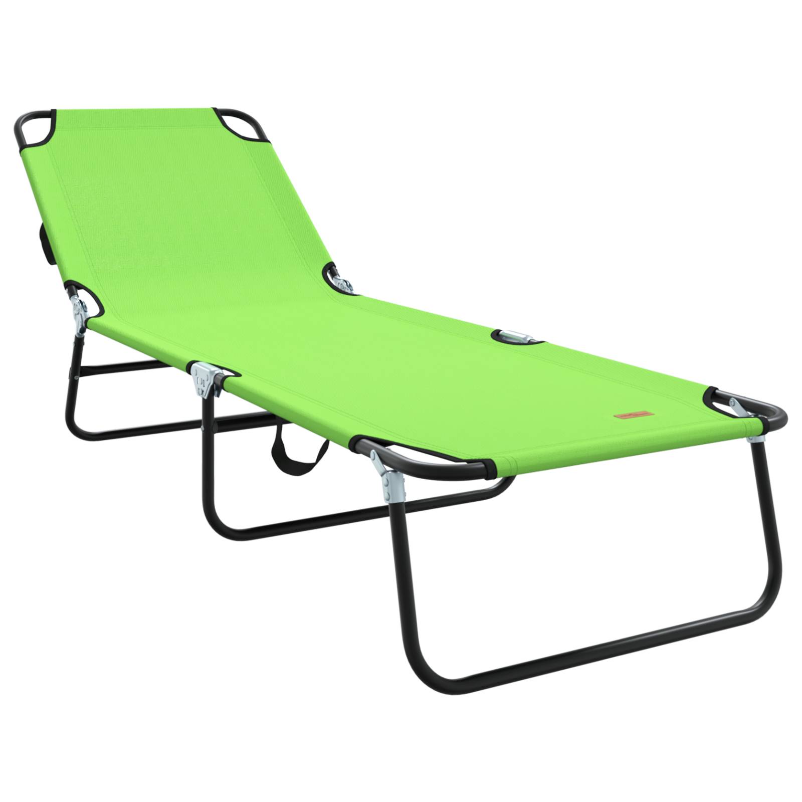 vidaXL Klappliegen 2 Stk. Tragbar Grün 600D Oxford-Gewebe