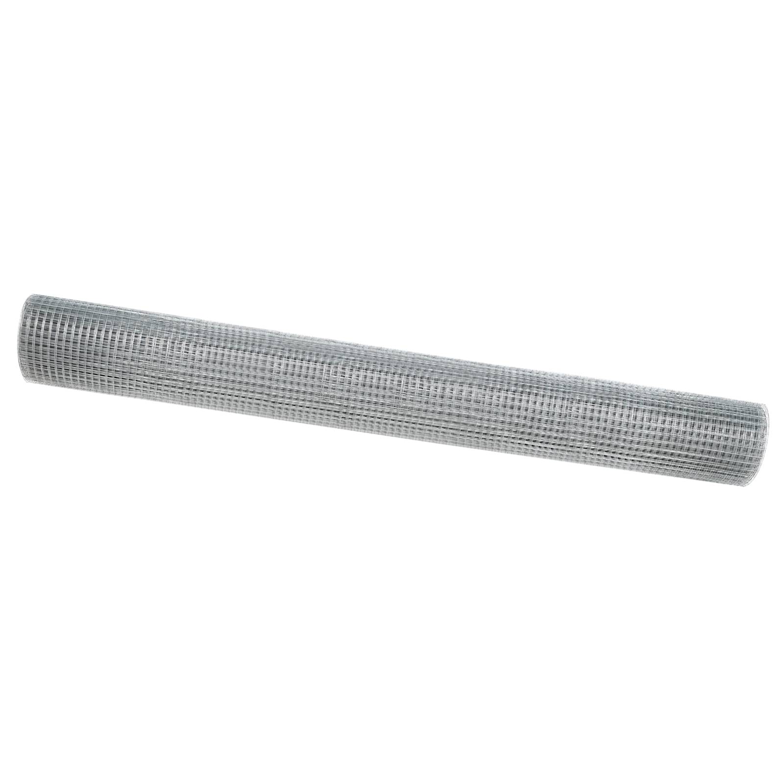 vidaXL Schweißdrahtzaun 1,4x25 m Galvanisierter Stahl