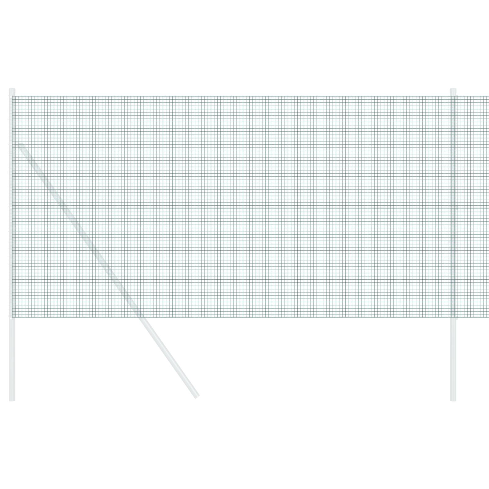 vidaXL Geschweißter Drahtzaun Grün 1,2 x 10 m Stahl