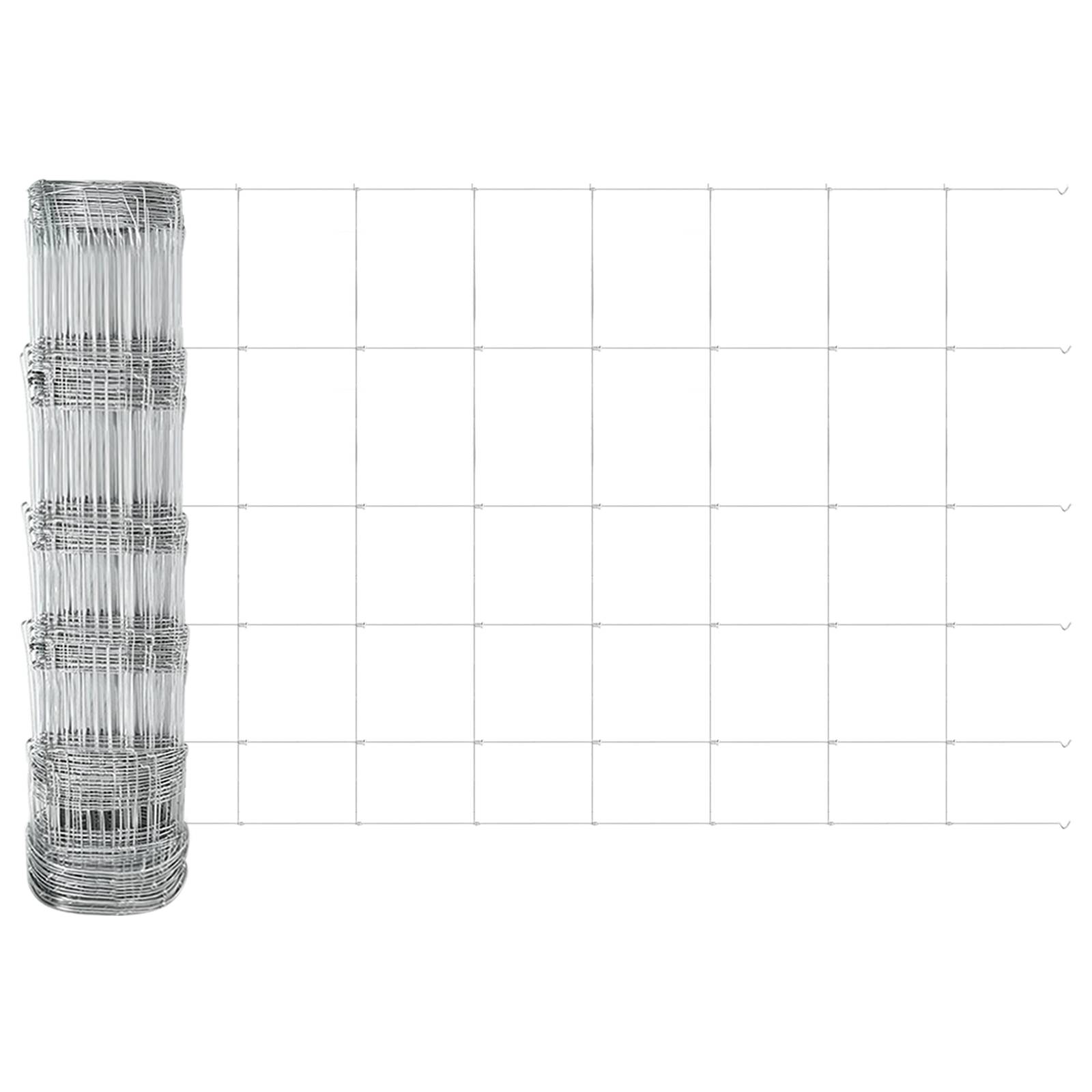 vidaXL Feldzaun 0.8x10 m Verzinkt