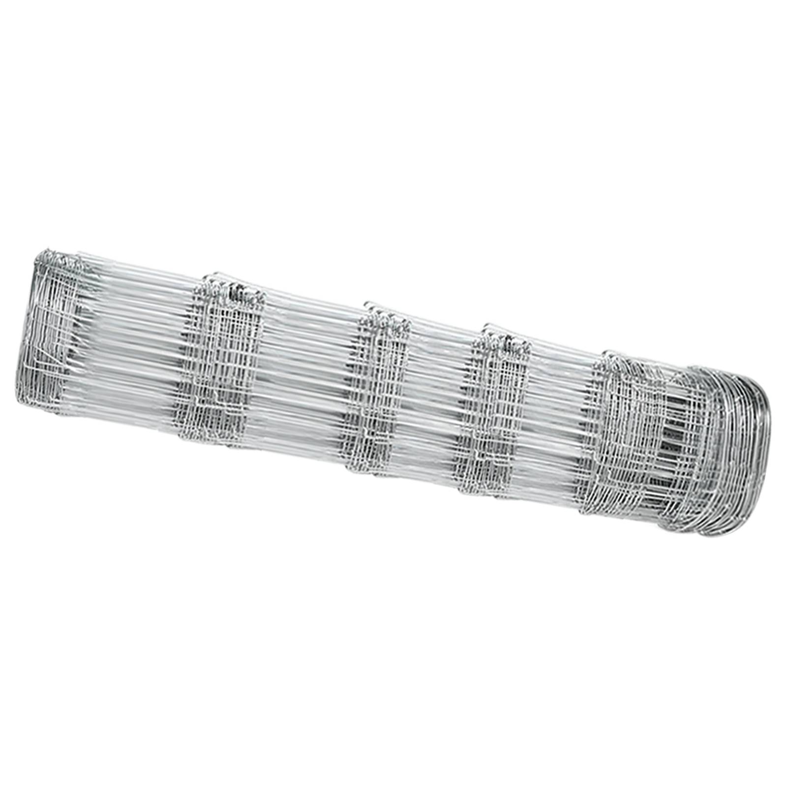 vidaXL Feldzaun 0.8x50 m Galvanisierter Stahl