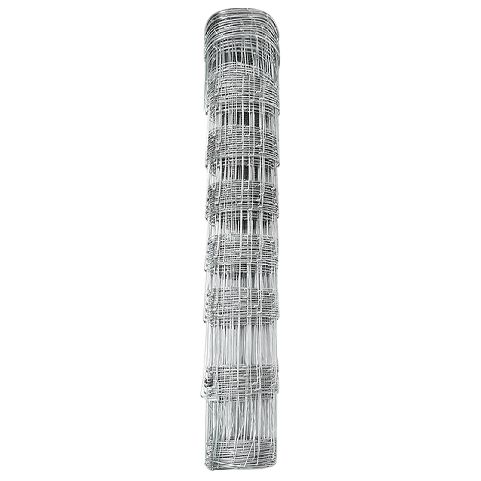 vidaXL Feldzaun 0.8x50 m Verzinkter Stahl