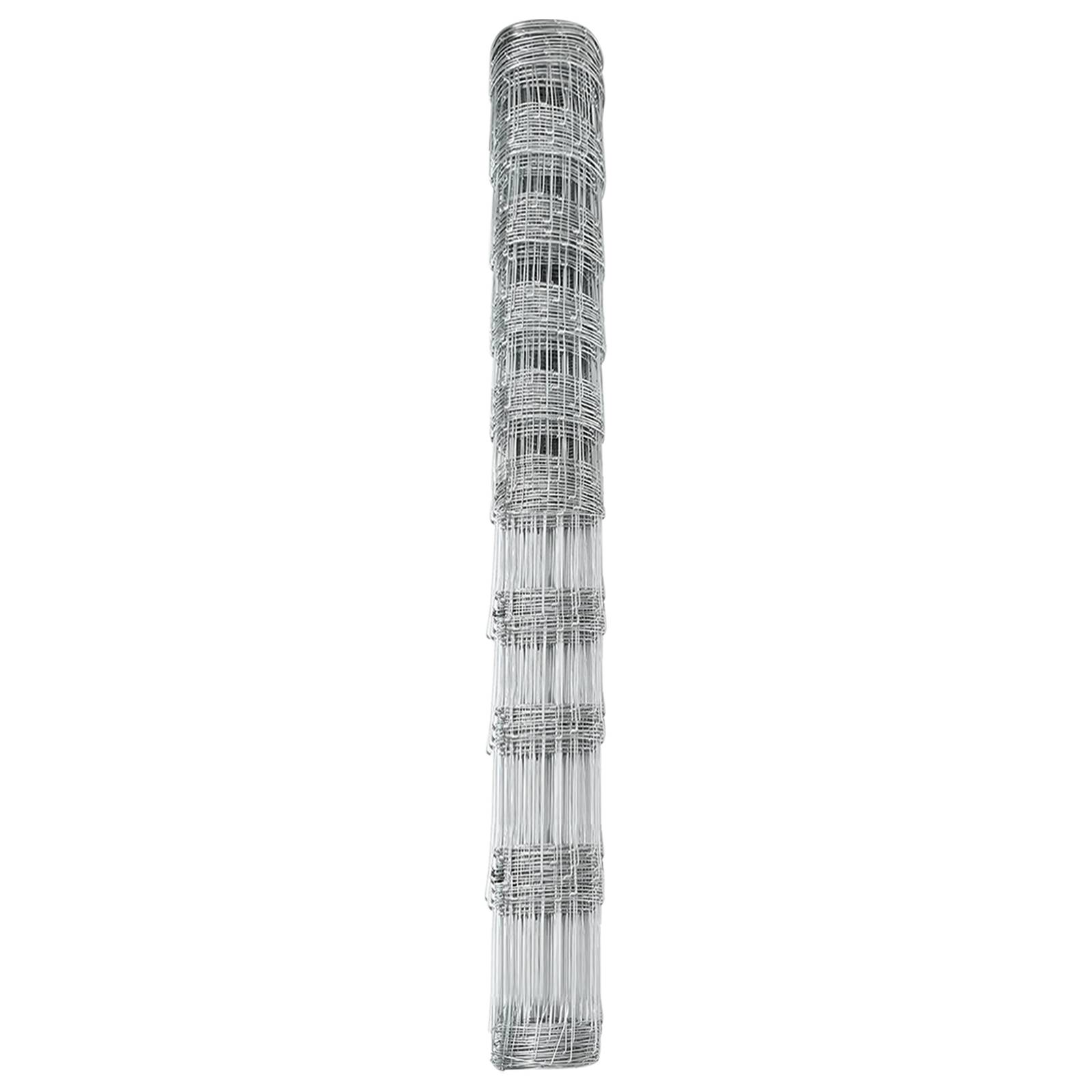 vidaXL Feldzaun 1,2x25 m Verzinkter Stahl