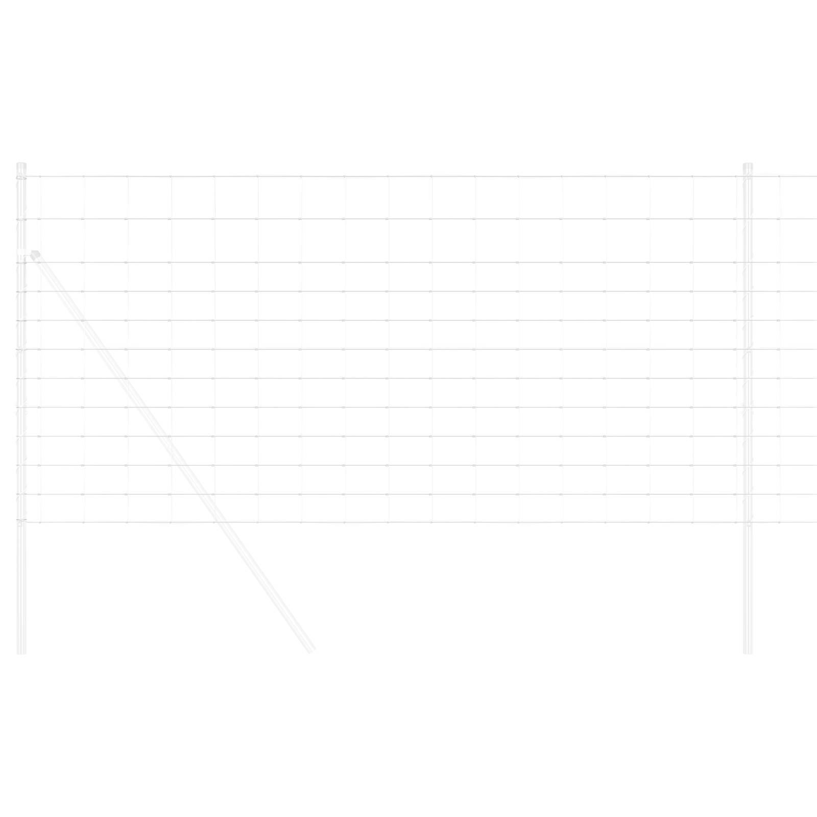 vidaXL Feldzaun 1,2x25 m Verzinkter Stahl