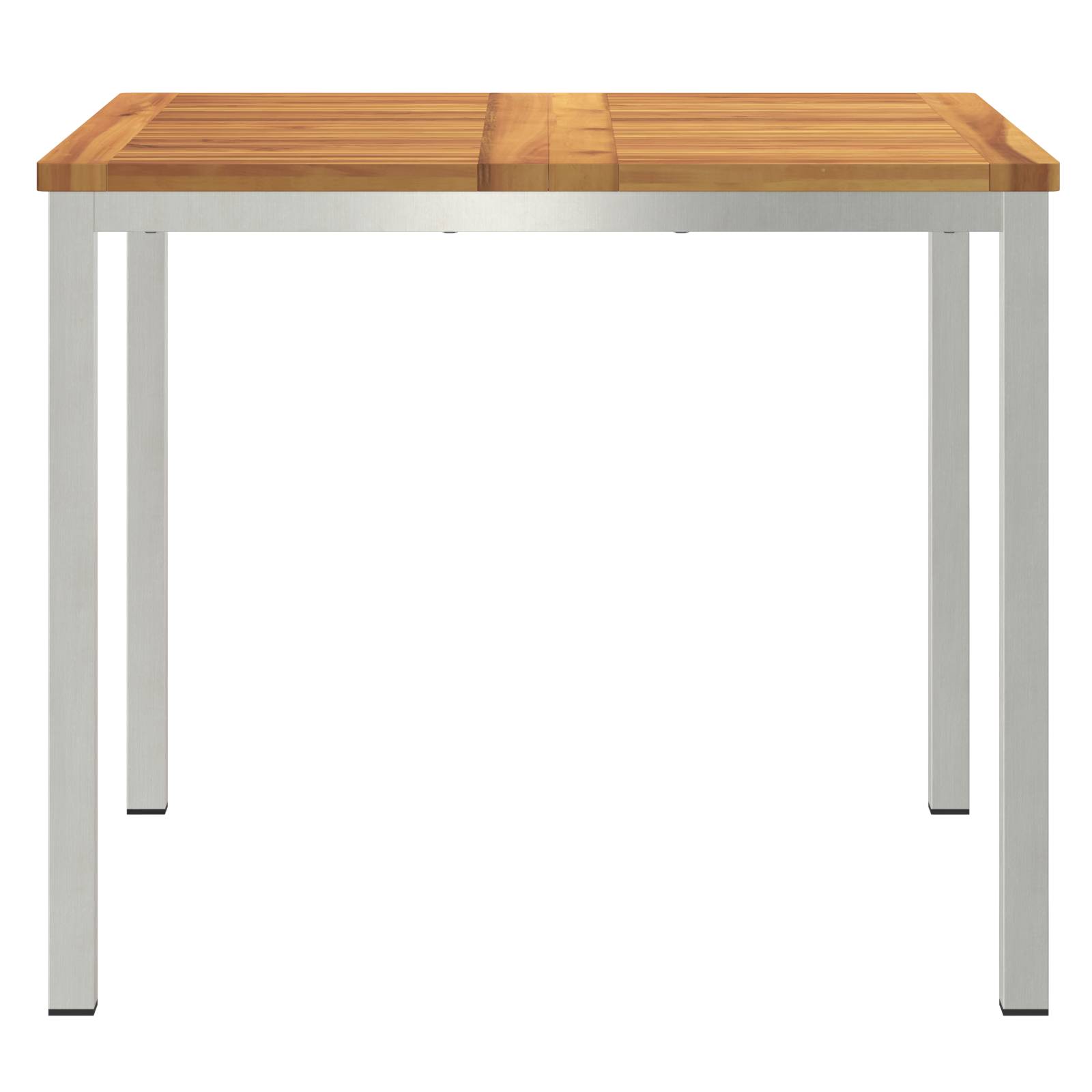 vidaXL Esstisch für draußen 90x90x74.5 cm Massivholz Akazie