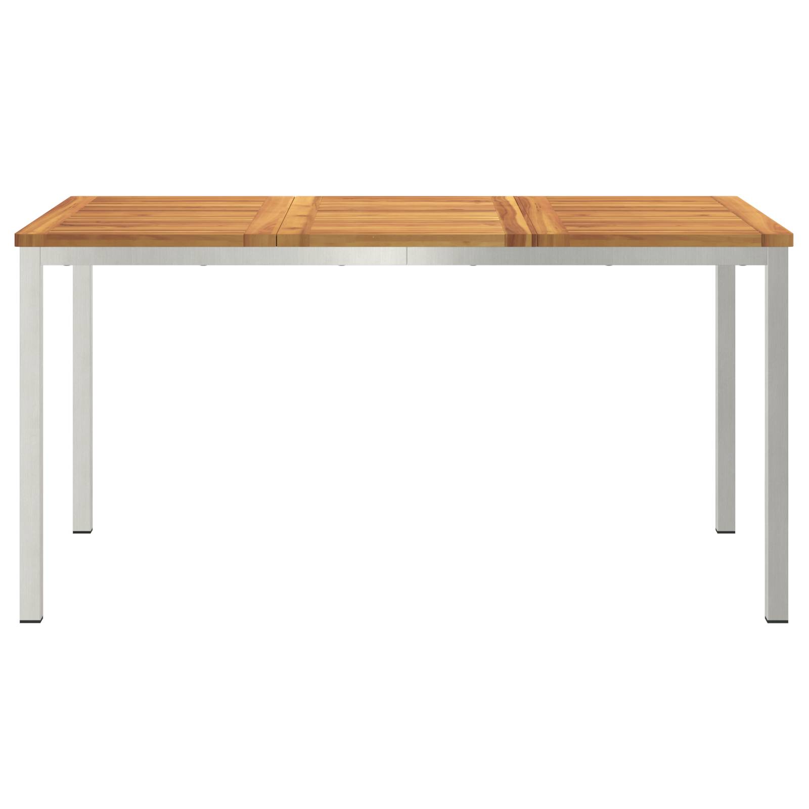 vidaXL Esstisch 150x90x75 cm Massivholz Akazie