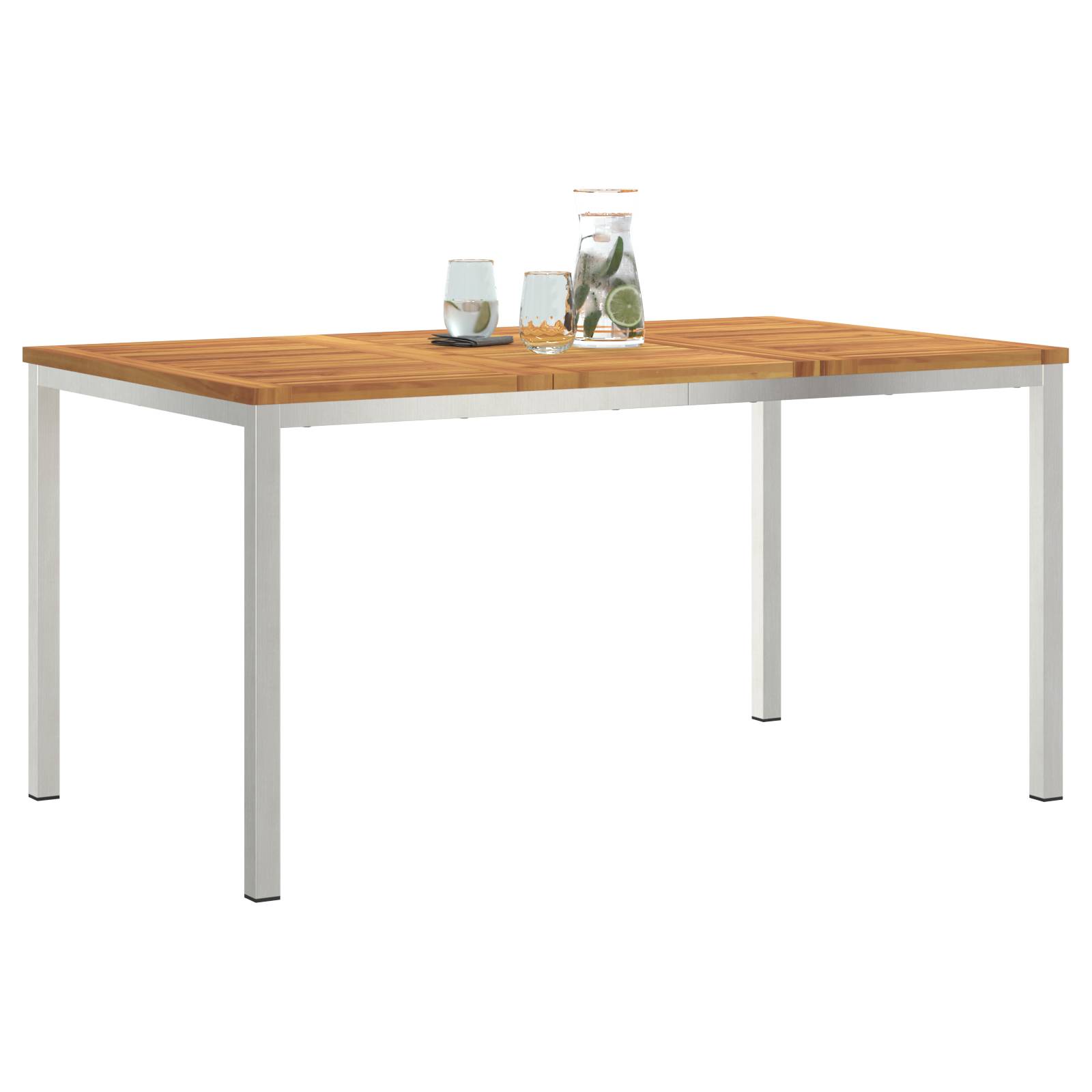 vidaXL Esstisch 150x90x75 cm Massivholz Akazie