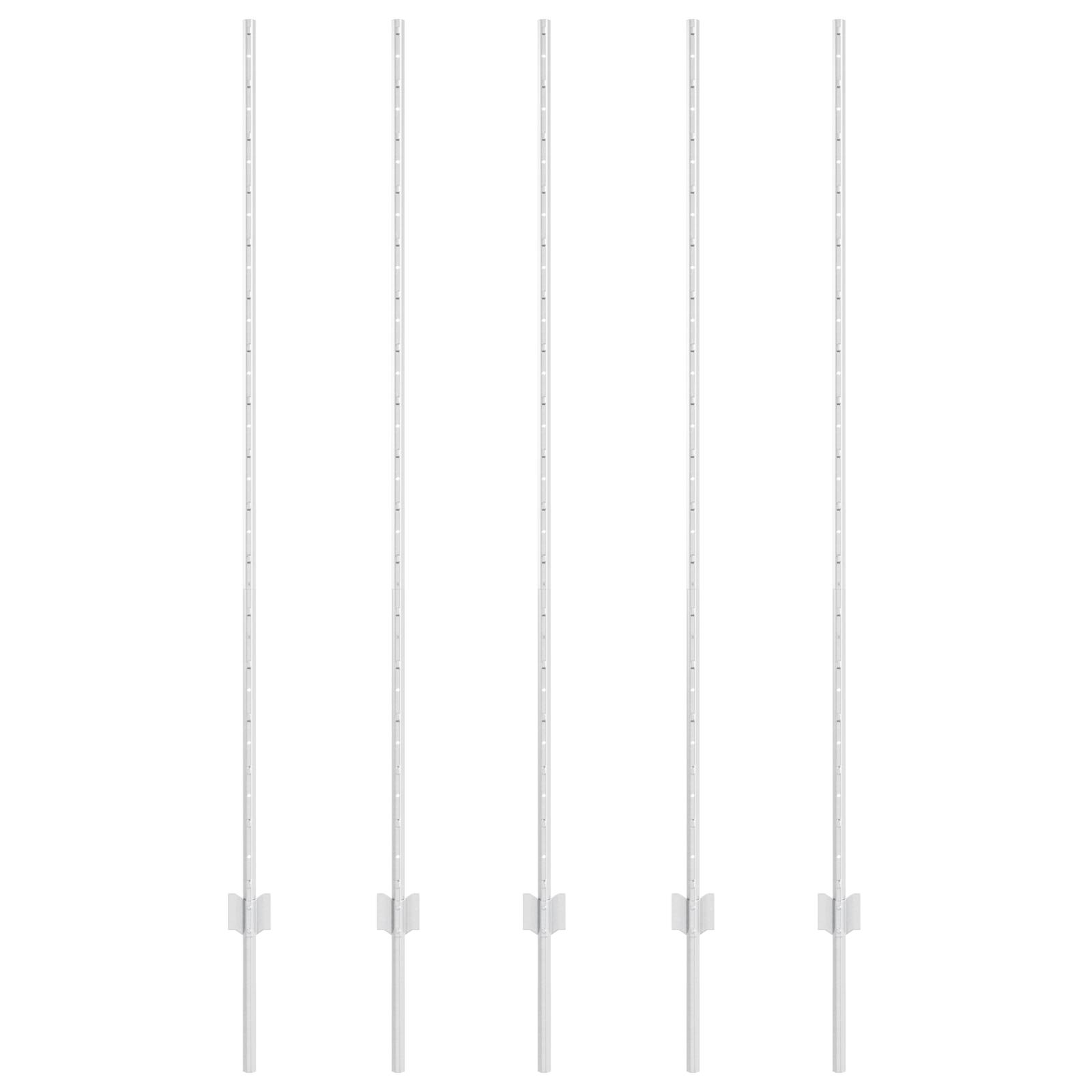 vidaXL Zaunpfosten 10 Stück U-Kanal 150 cm Verzinkter Stahl