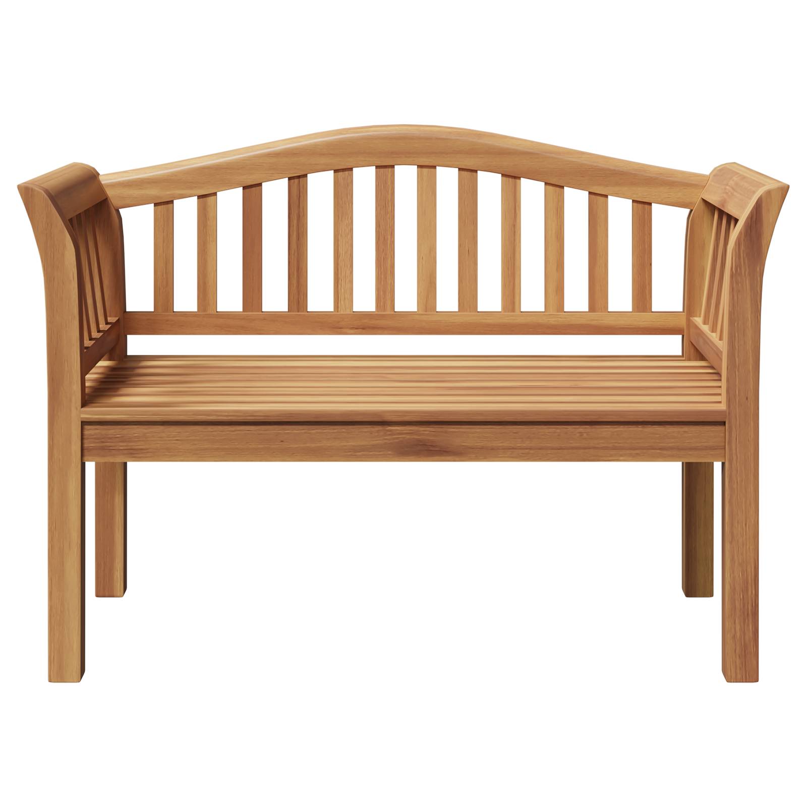 vidaXL Gartenbank 120x53.5x85 cm Massivholz Teak