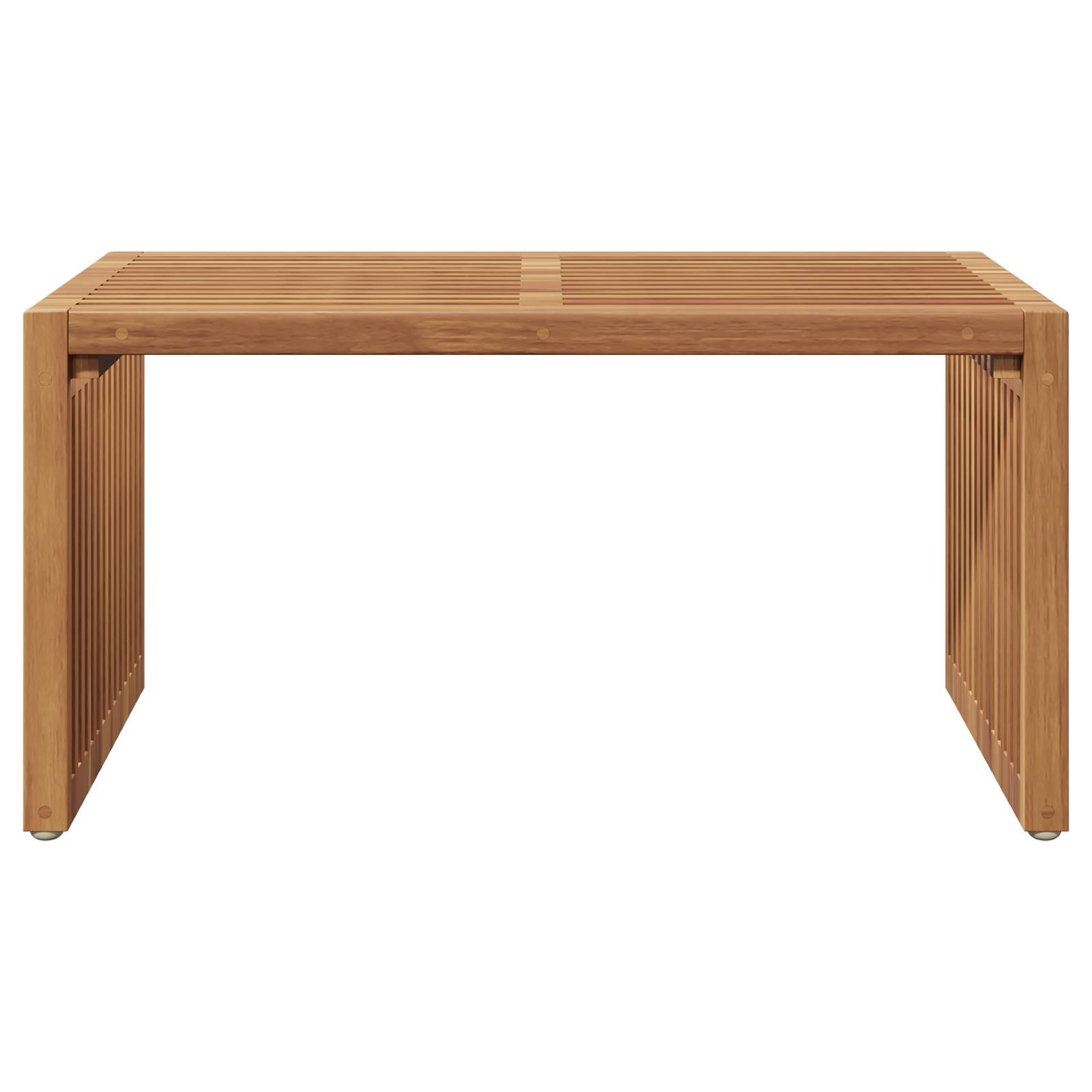 vidaXL Gartenbeistelltisch 70x37.5x35.5 cm Massivholz Teak