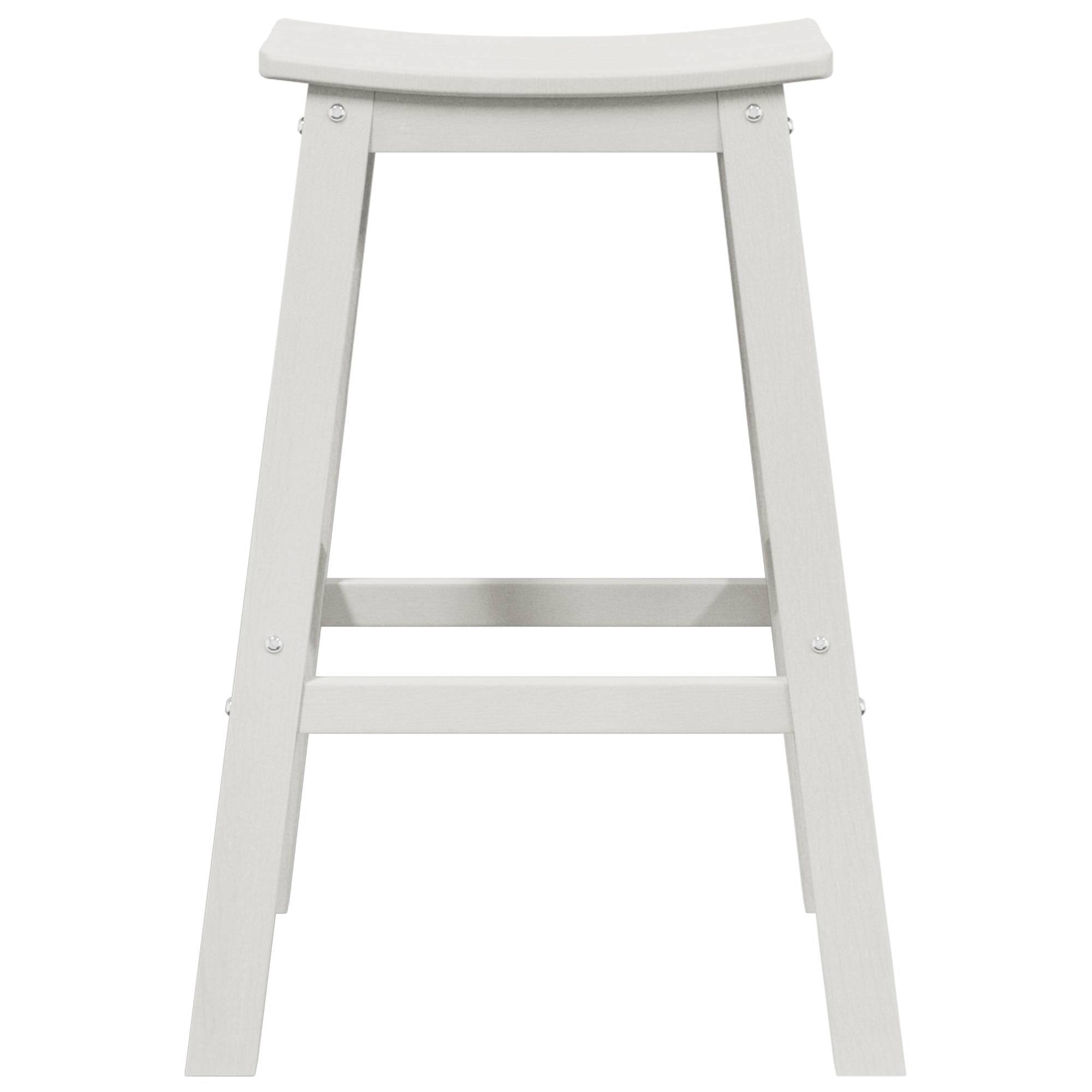 vidaXL Barhocker 9 Stück Weiß HDPE