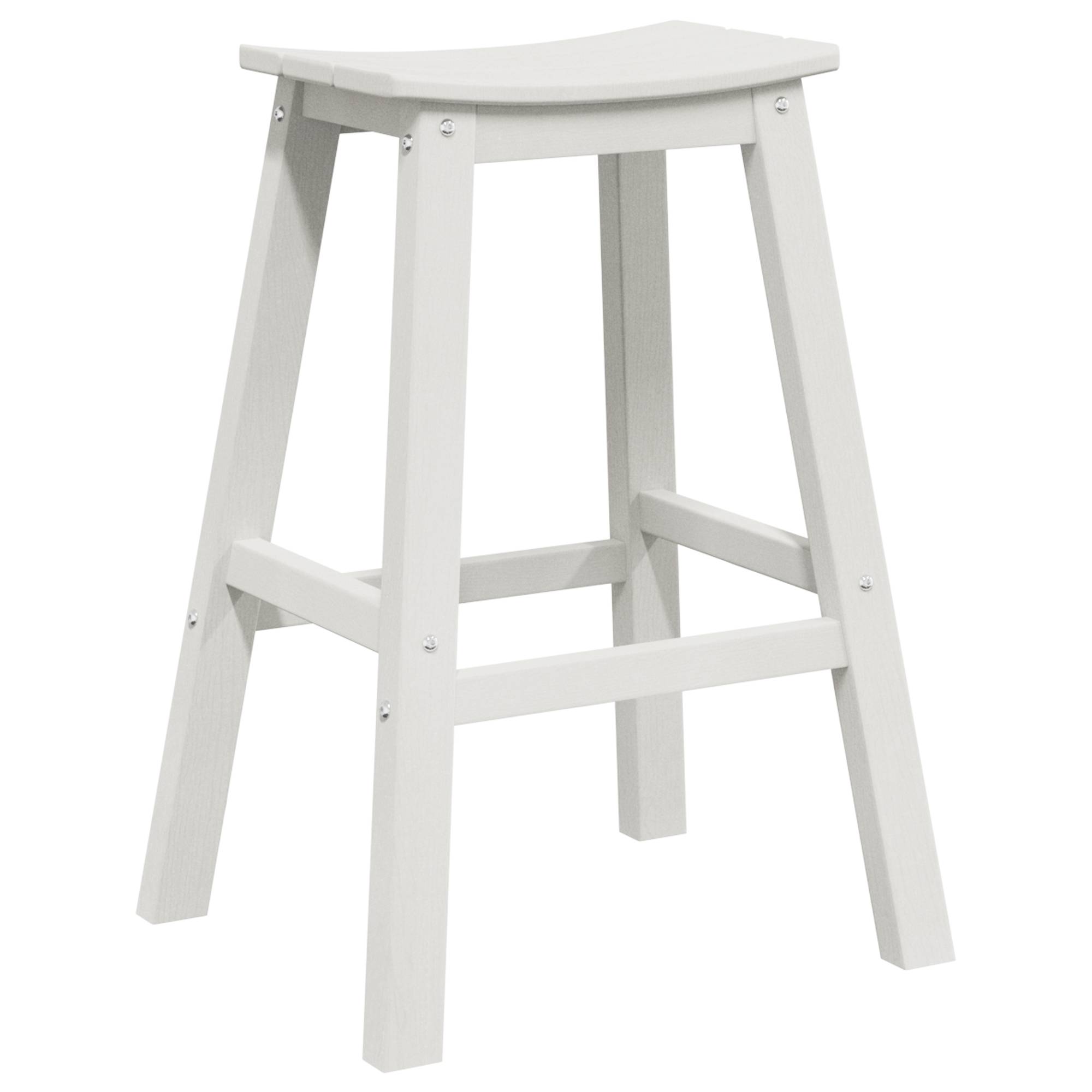 vidaXL Barhocker 9 Stück Weiß HDPE