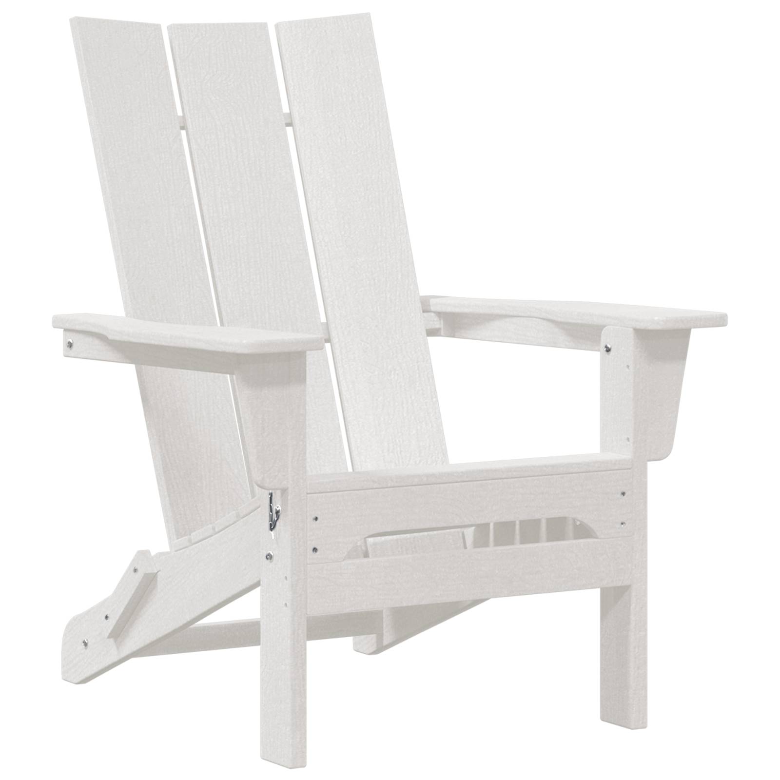 vidaXL 3-teiliges Garten Lounge Set Weiß HDPE